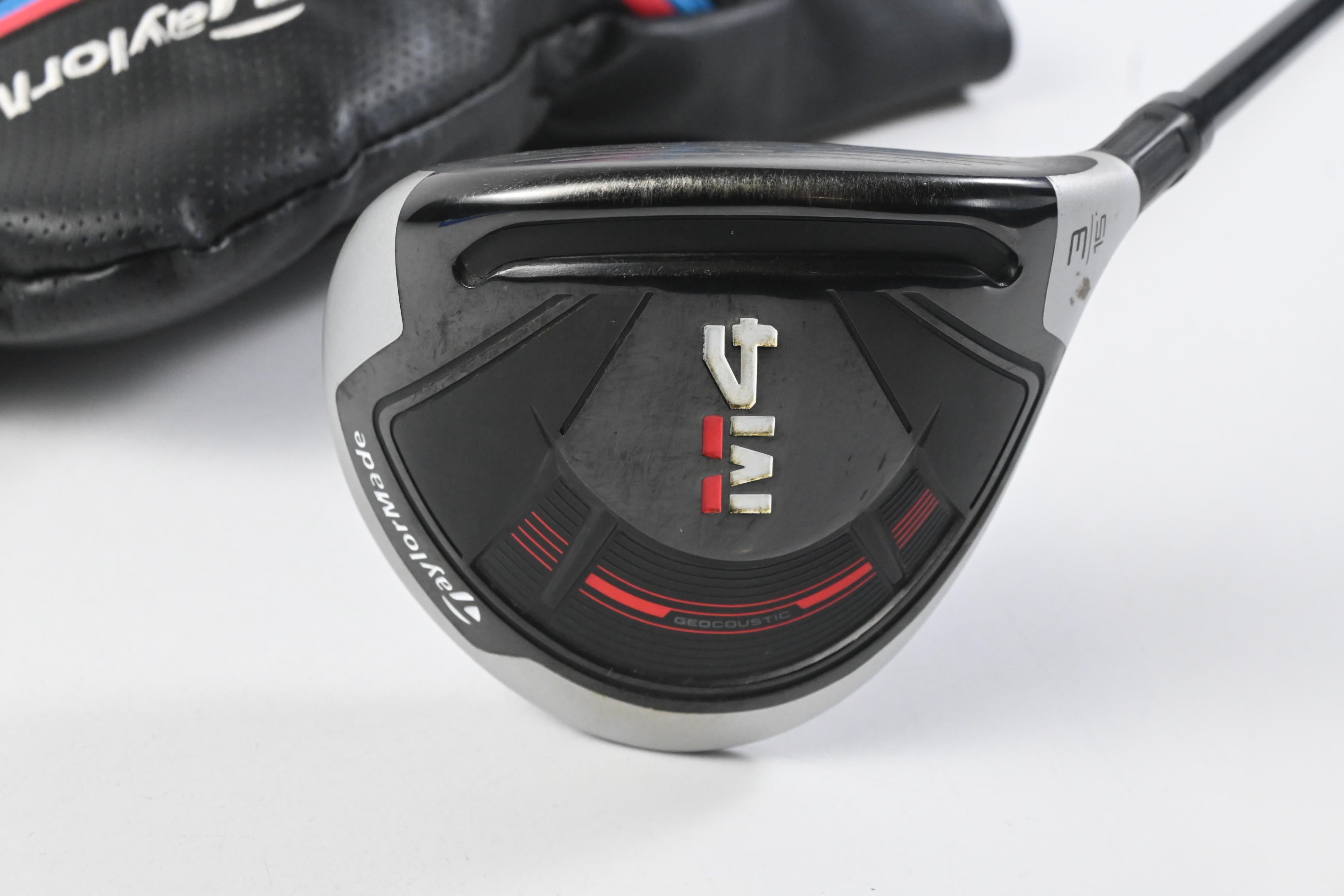 Taylormade M4 #3 Wood / 15 Degree / Stiff Flex Fujikura Atmos Red 6 Shaft