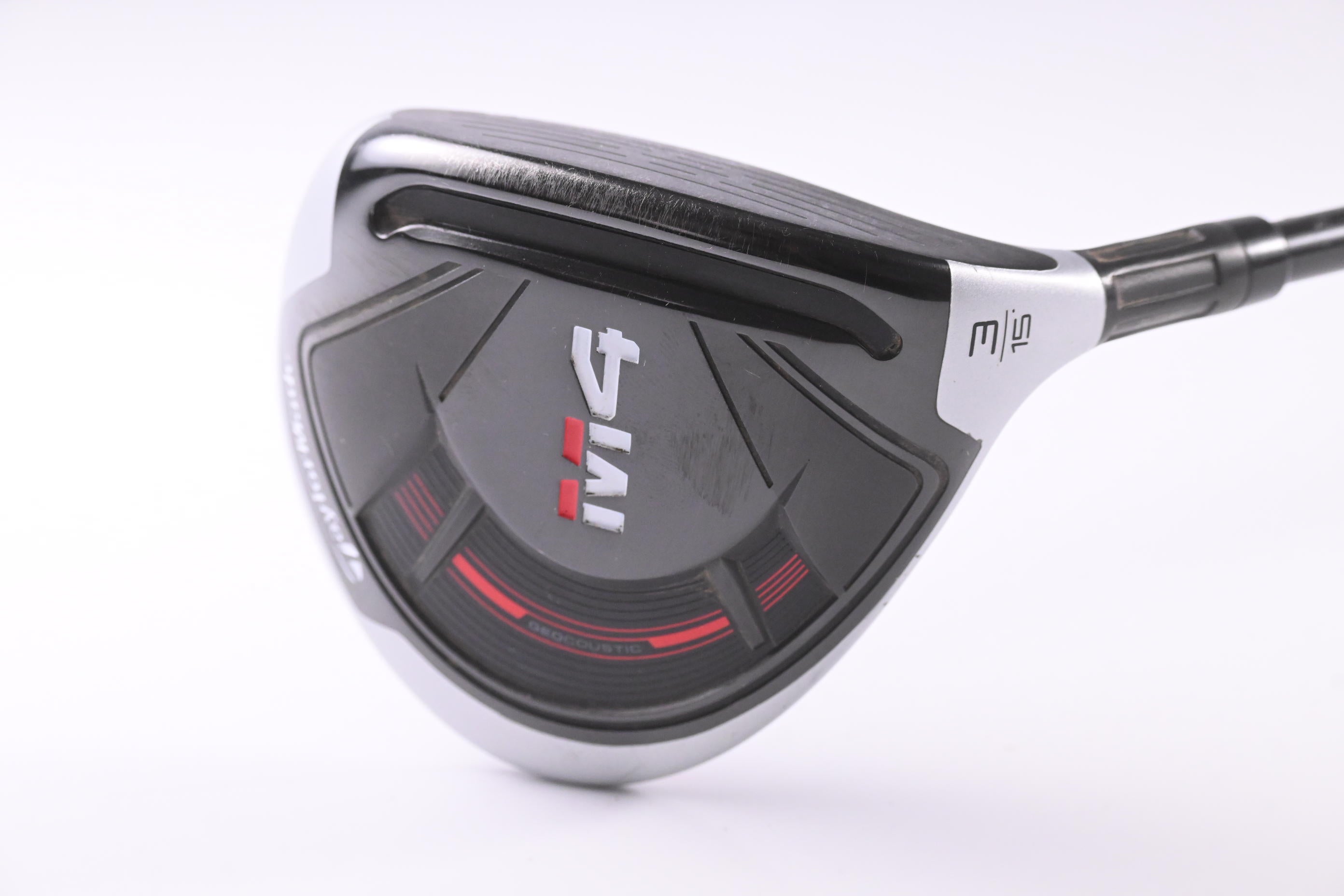 Taylormade M4 #3 Wood / 15 Degree / Stiff Flex Fujikura Atmos Red 6 Shaft