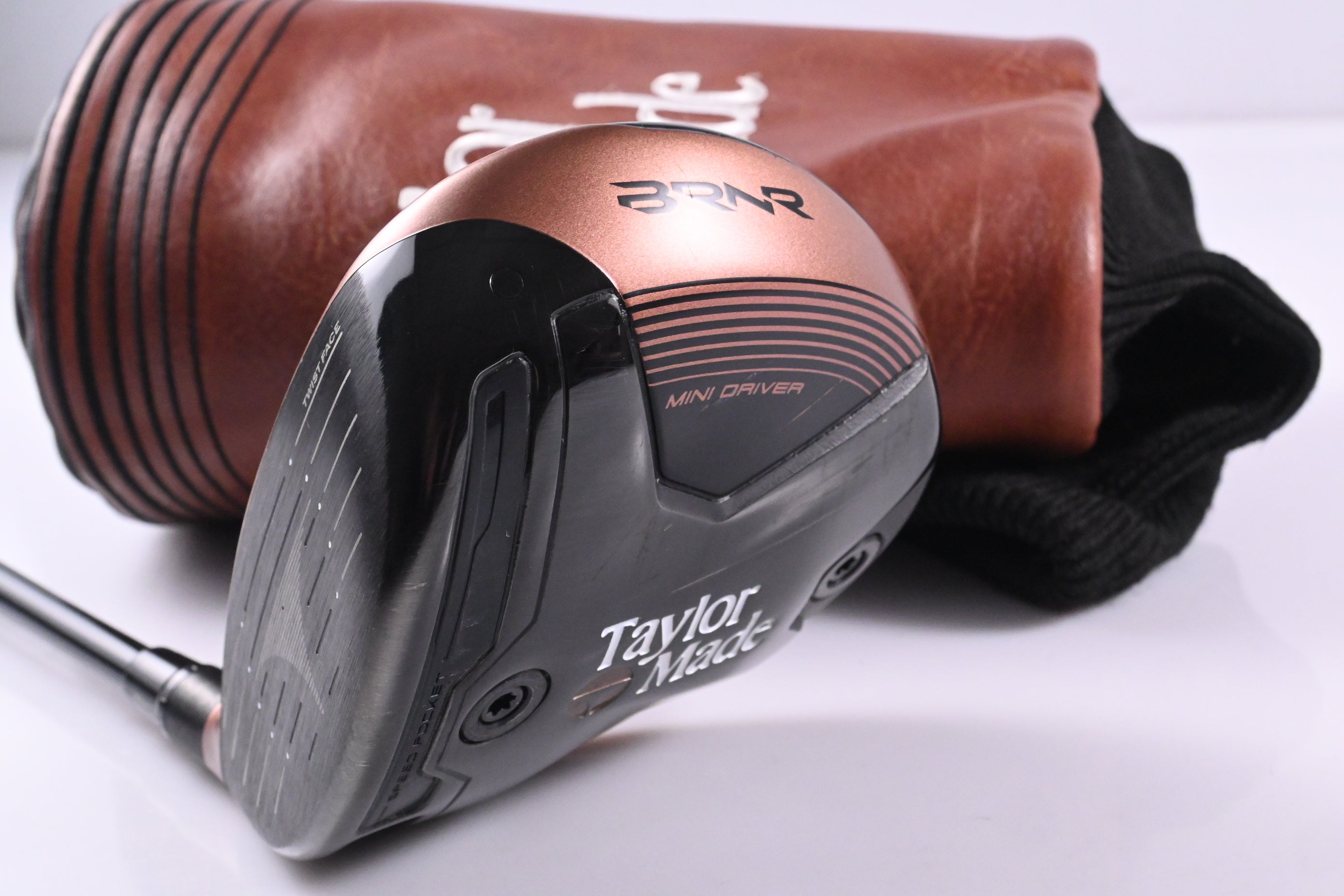 Left Hand Taylormade BRNR Copper Mini Driver / 11.5 Degree / Stiff Flex ProForce