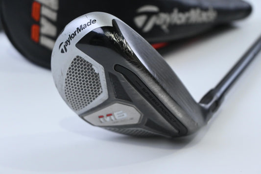 TaylorMade M6 #3 Hybrid / 19 Degree / Stiff Flex Fujikura Atmos Orange 7 Shaft