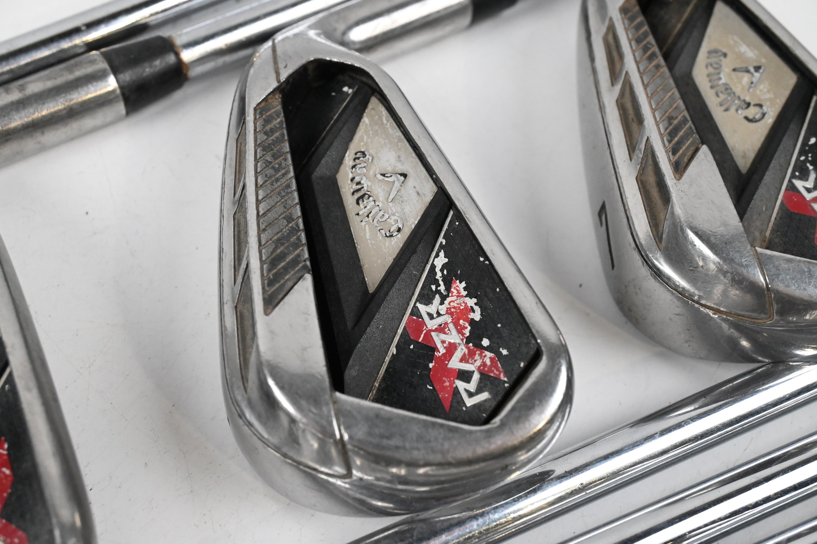 Callaway RAZR X Irons / 4-PW+SW / Regular Flex Steel Shafts