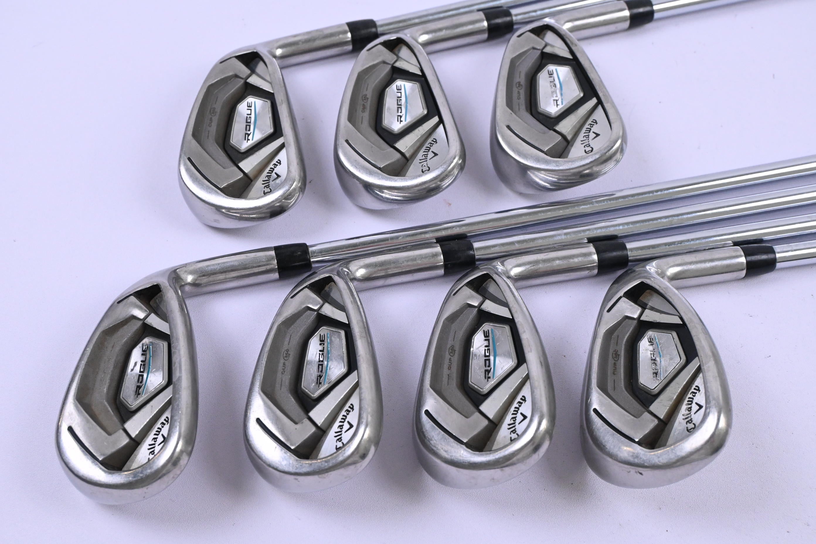 Callaway Rogue Irons / 5-PW+AW / Stiff Flex True Temper XP 105 S300