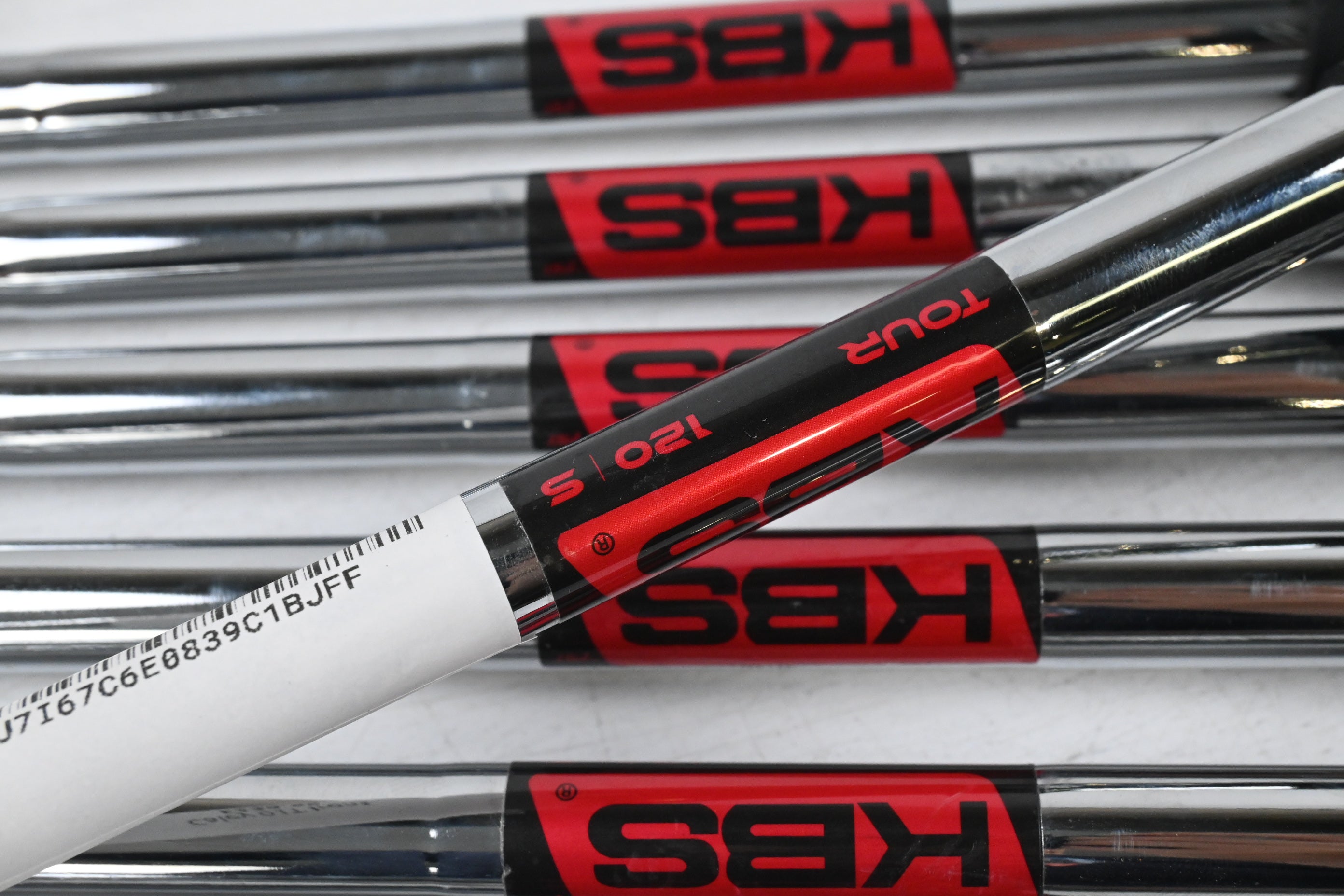 Caley 01T Irons / 4-PW / Stiff Flex KBS Tour 120 Shafts