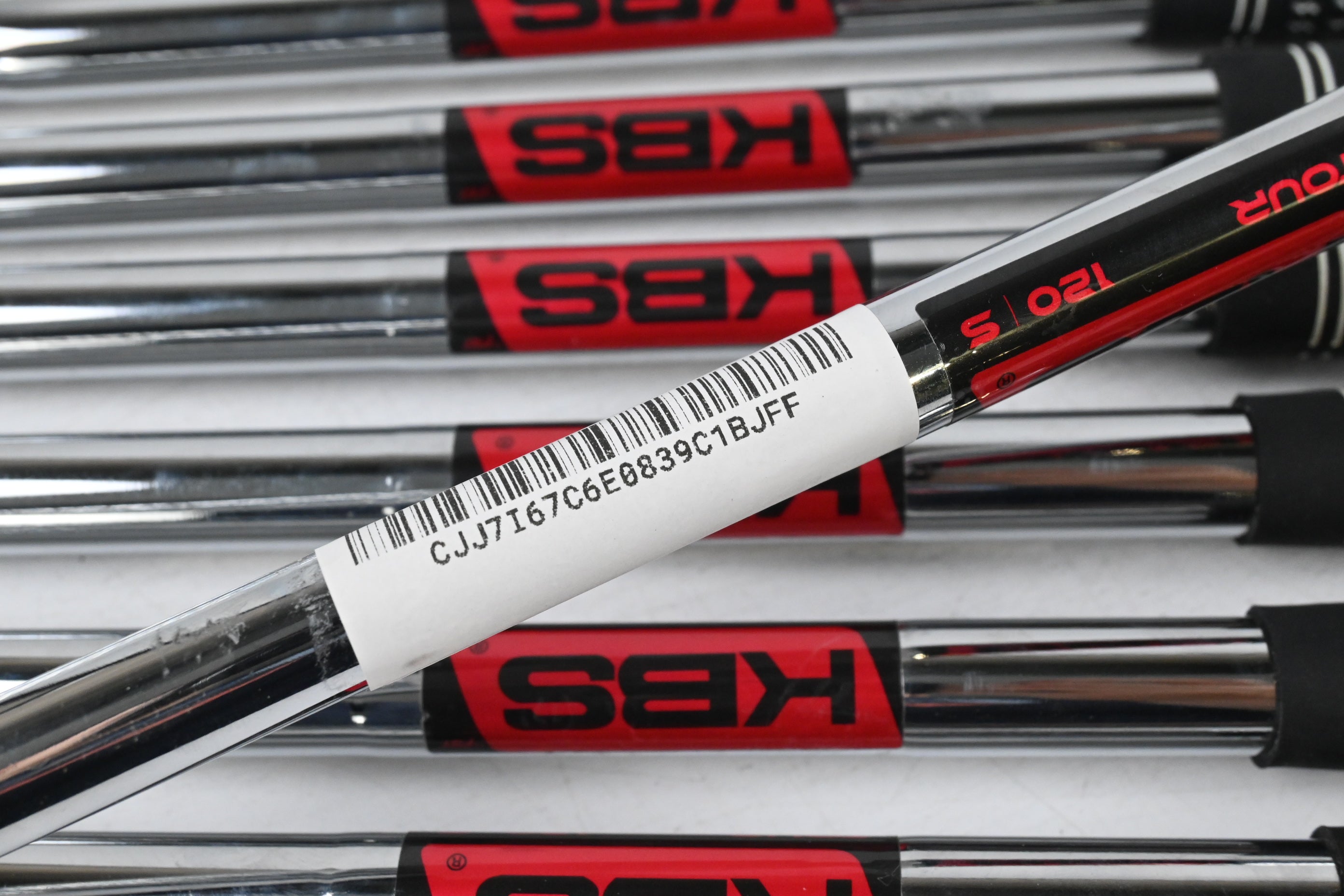 Caley 01T Irons / 4-PW / Stiff Flex KBS Tour 120 Shafts