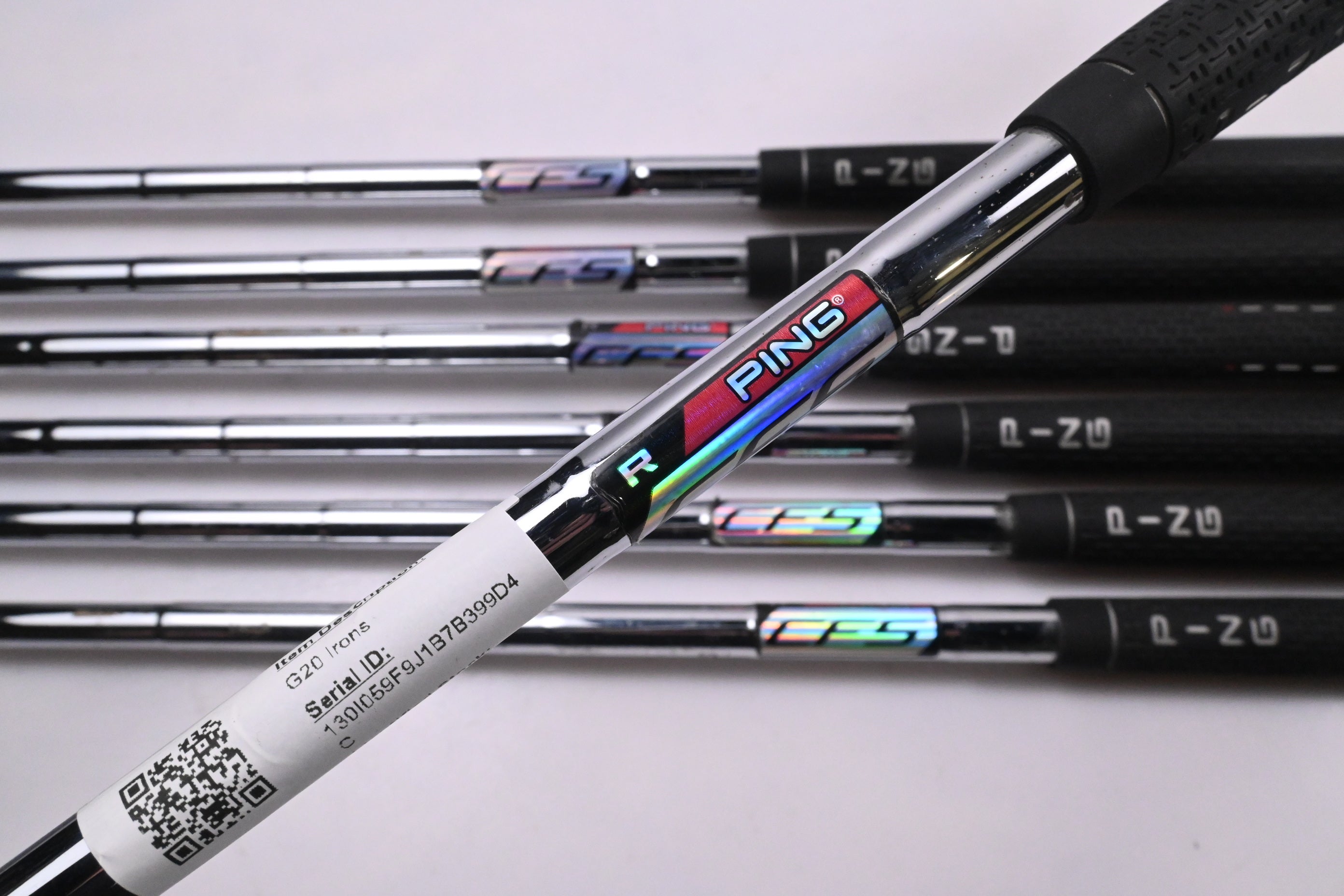 Ping G20 Irons / 4-PW / Black Dot / Regular Flex Ping CFS Shafts