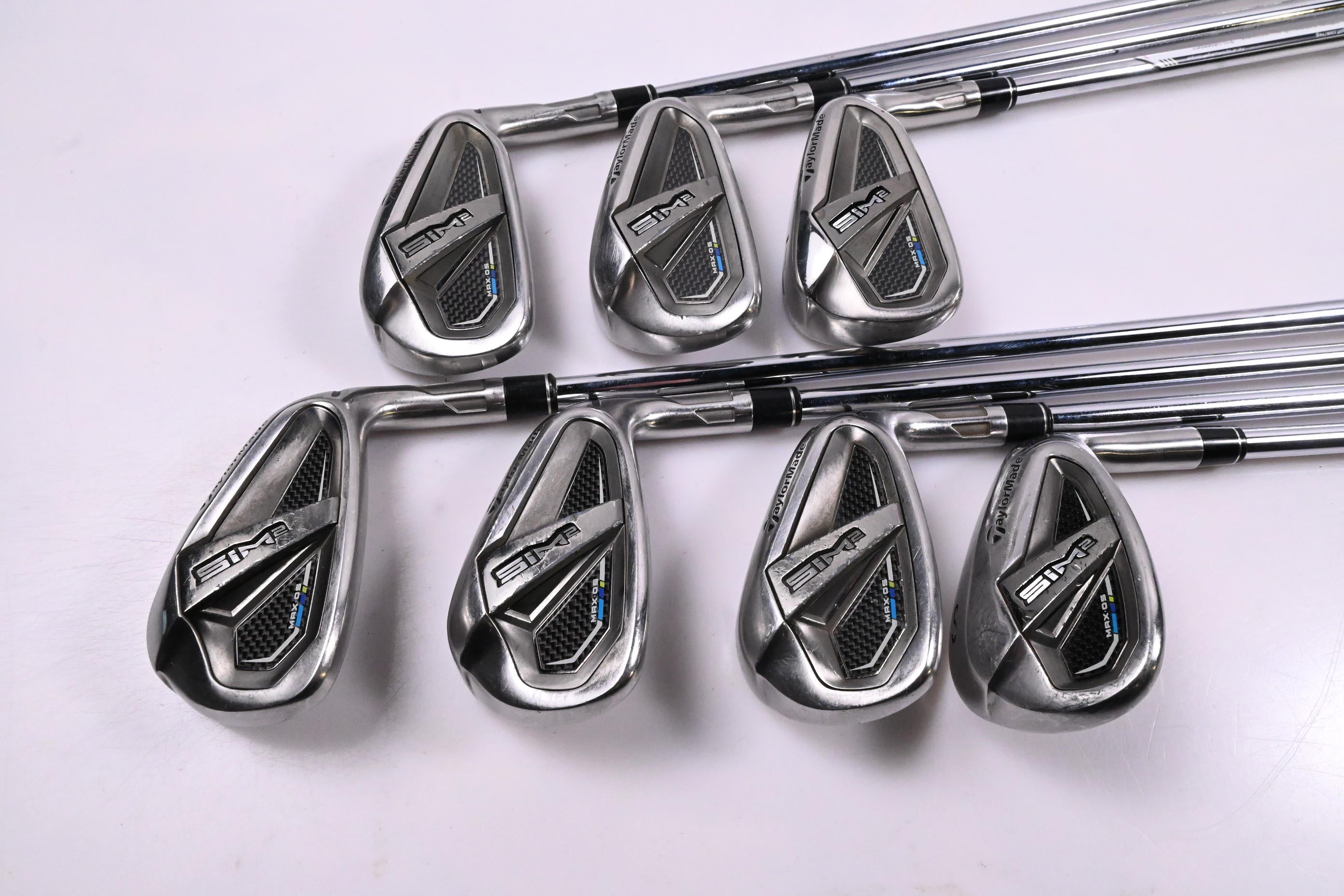 Taylormade SIM2 Max OS Irons / 5-PW+SW / Regular Flex KBS MAX MT 85