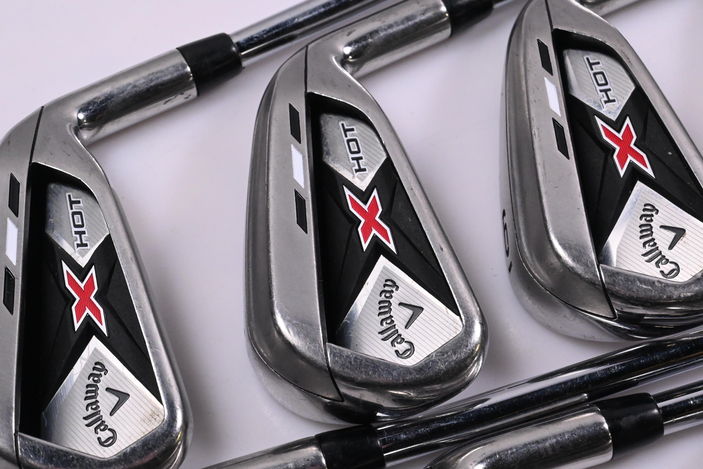 Callaway X Hot Irons / 4-PW+SW / Stiff Flex SpeedStep 85 Shafts