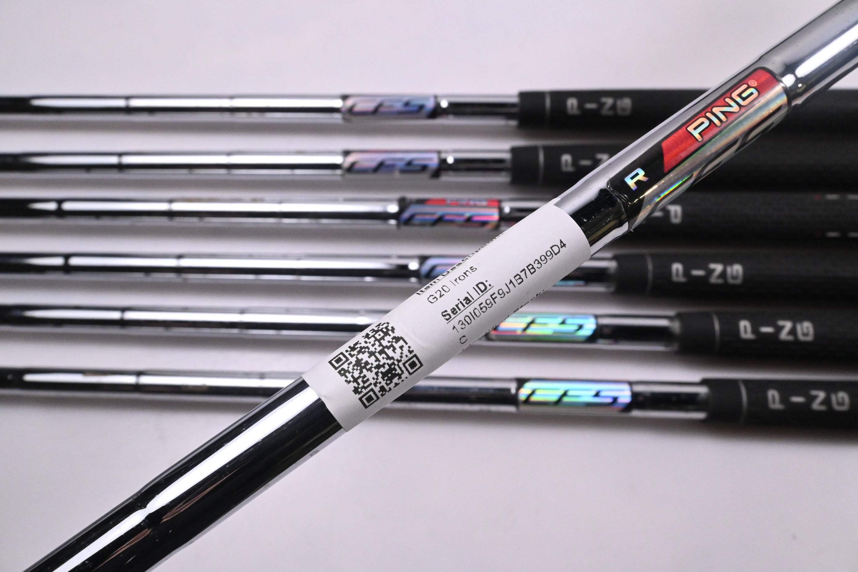 Ping G20 Irons / 4-PW / Black Dot / Regular Flex Ping CFS Shafts