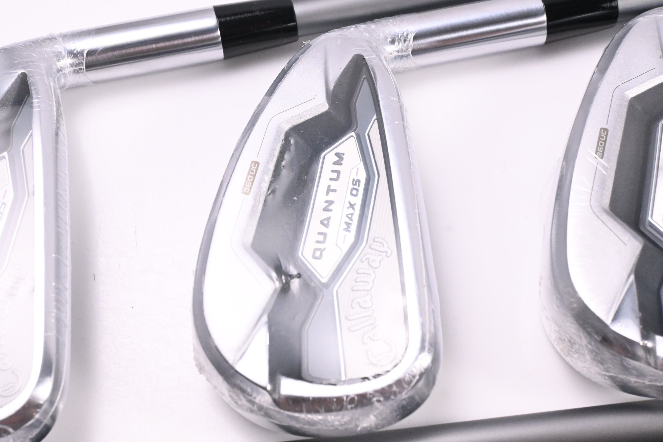 Callaway Quantum Max OS Irons / 5-PW+SW / Regular Flex Denali Frost Silver 60