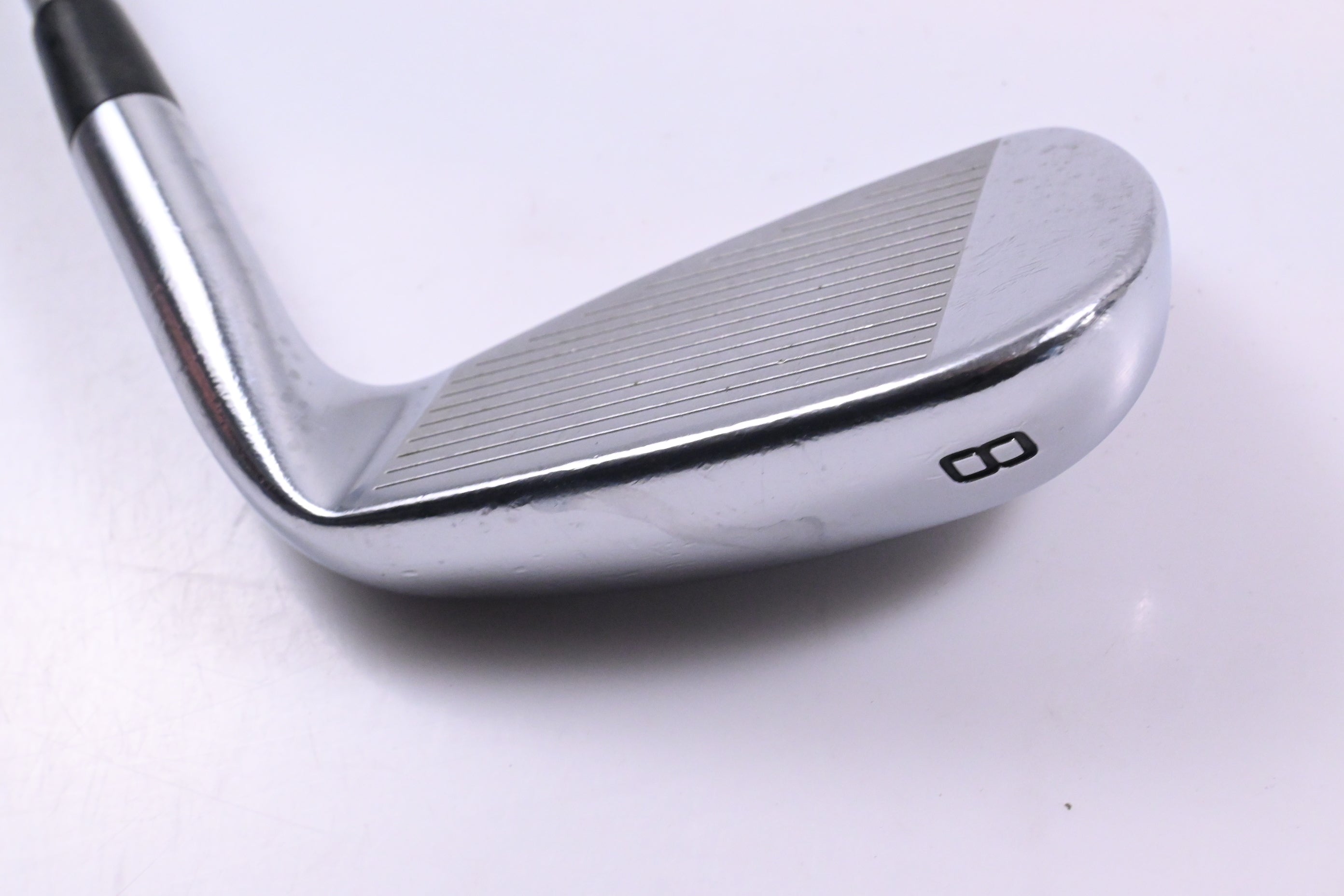 Left Hand Cobra King Forged Tec #8 Iron / Stiff Flex KBS Tour C-Taper Lite 110