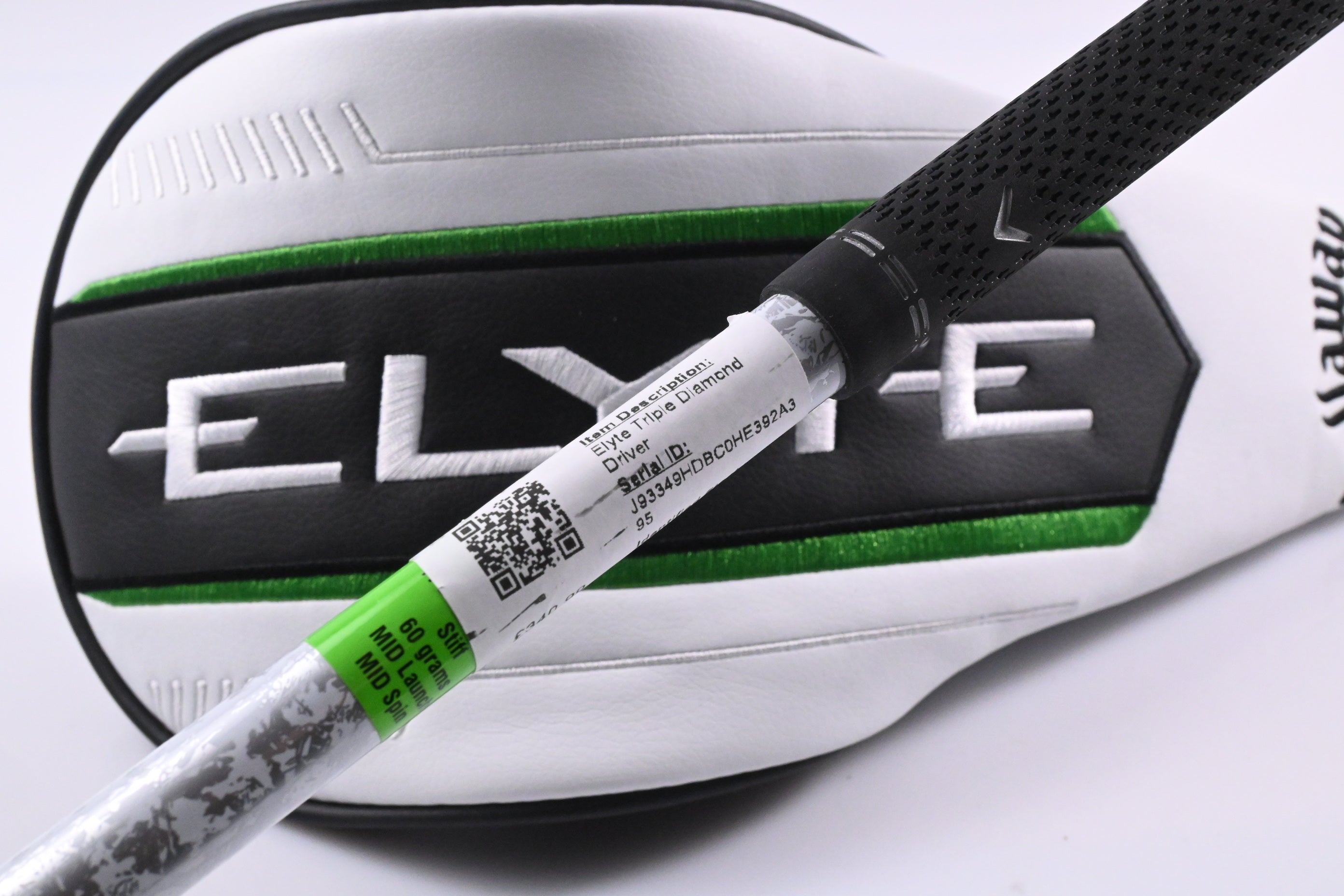 Callaway Elyte Triple Diamond Driver / 9 Degree / Stiff Flex Denali Charcoal 60