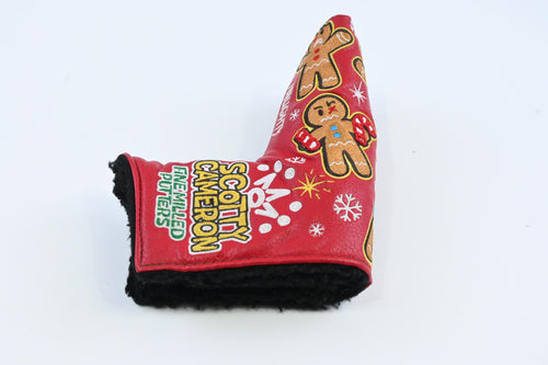 Scotty Cameron 2024 Holiday Gingerbread Men Headcover / Blade / Green, Red