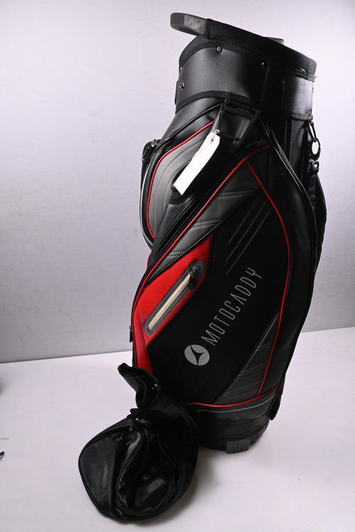 Motocaddy Pro Series Cart Bag / 14-Way Divider / Black, Grey, Red