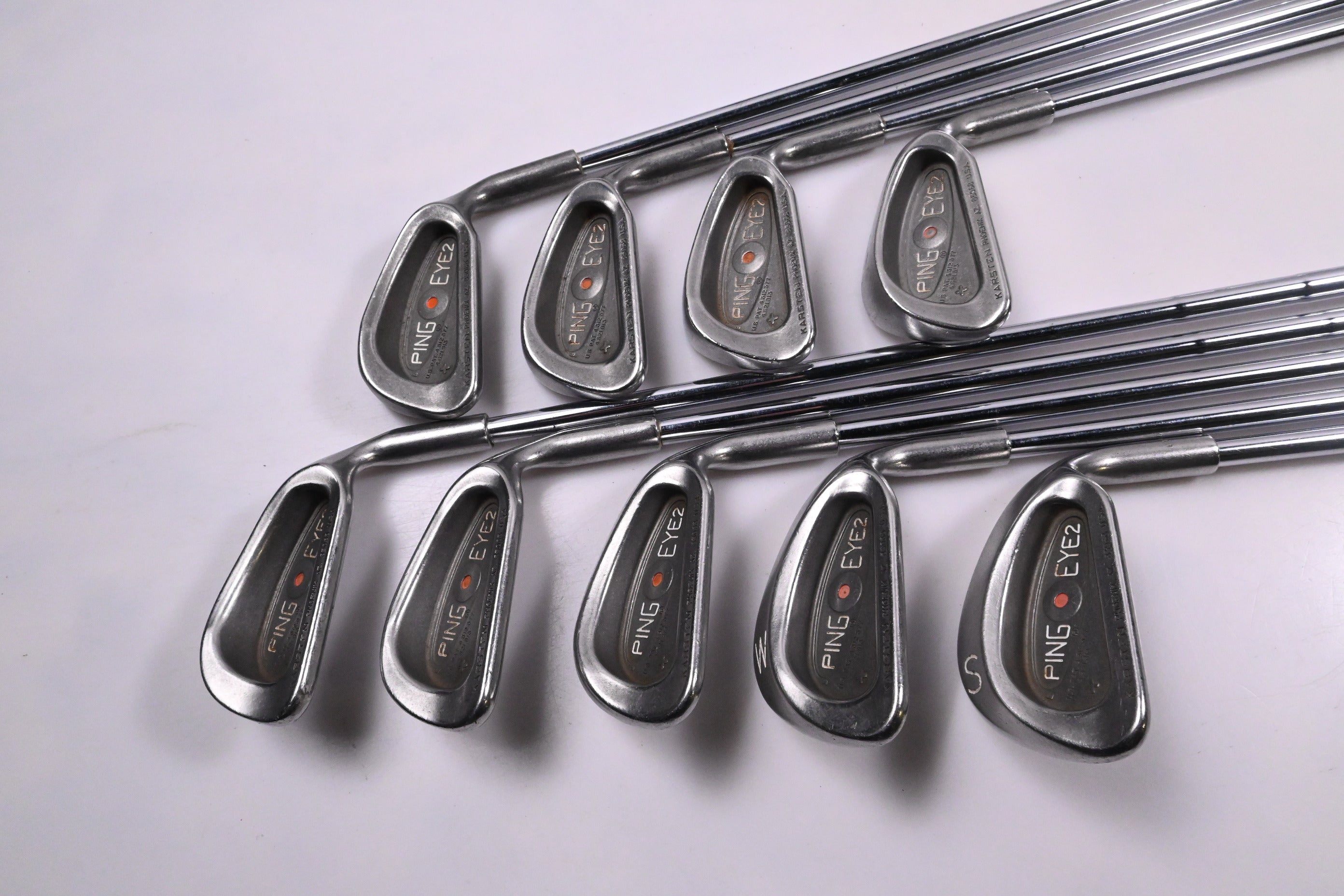 Ping Eye 2 + Irons / 3-PW+SW / Orange Dot / Stiff Flex Ping JZ Shafts