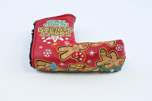 Scotty Cameron 2024 Holiday Gingerbread Men Headcover / Blade / Green, Red