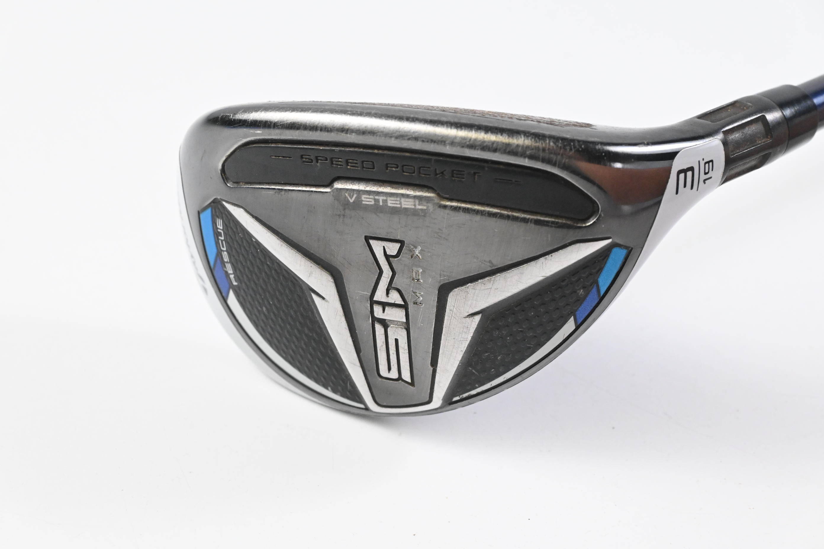Taylormade SIM Max #3 Hybrid / 19 Degree / Stiff Flex Fujikura Ventus Blue 7