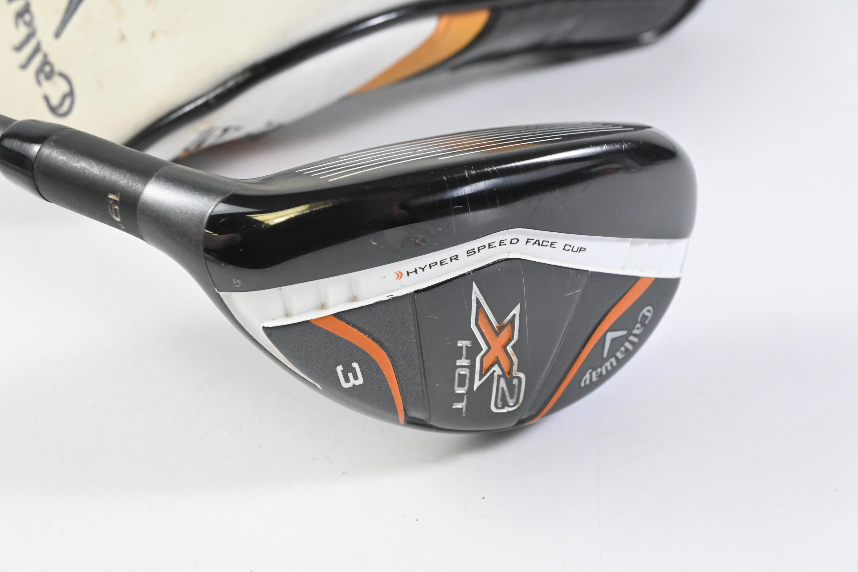 Left Hand Callaway X2 Hot #3 Hybrid / 19 Degree / Regular Flex Callaway 60 Shaft