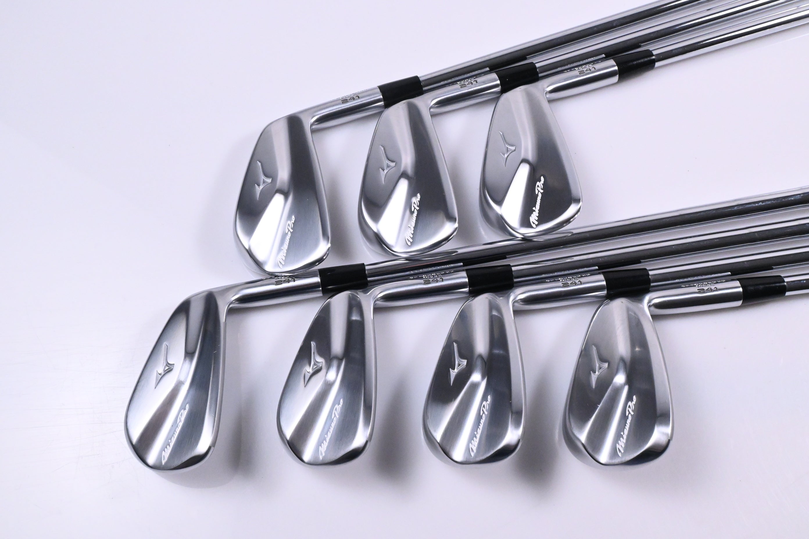 Mizuno Pro 241 Irons / 4-PW / Stiff Flex KBS Tour Shafts
