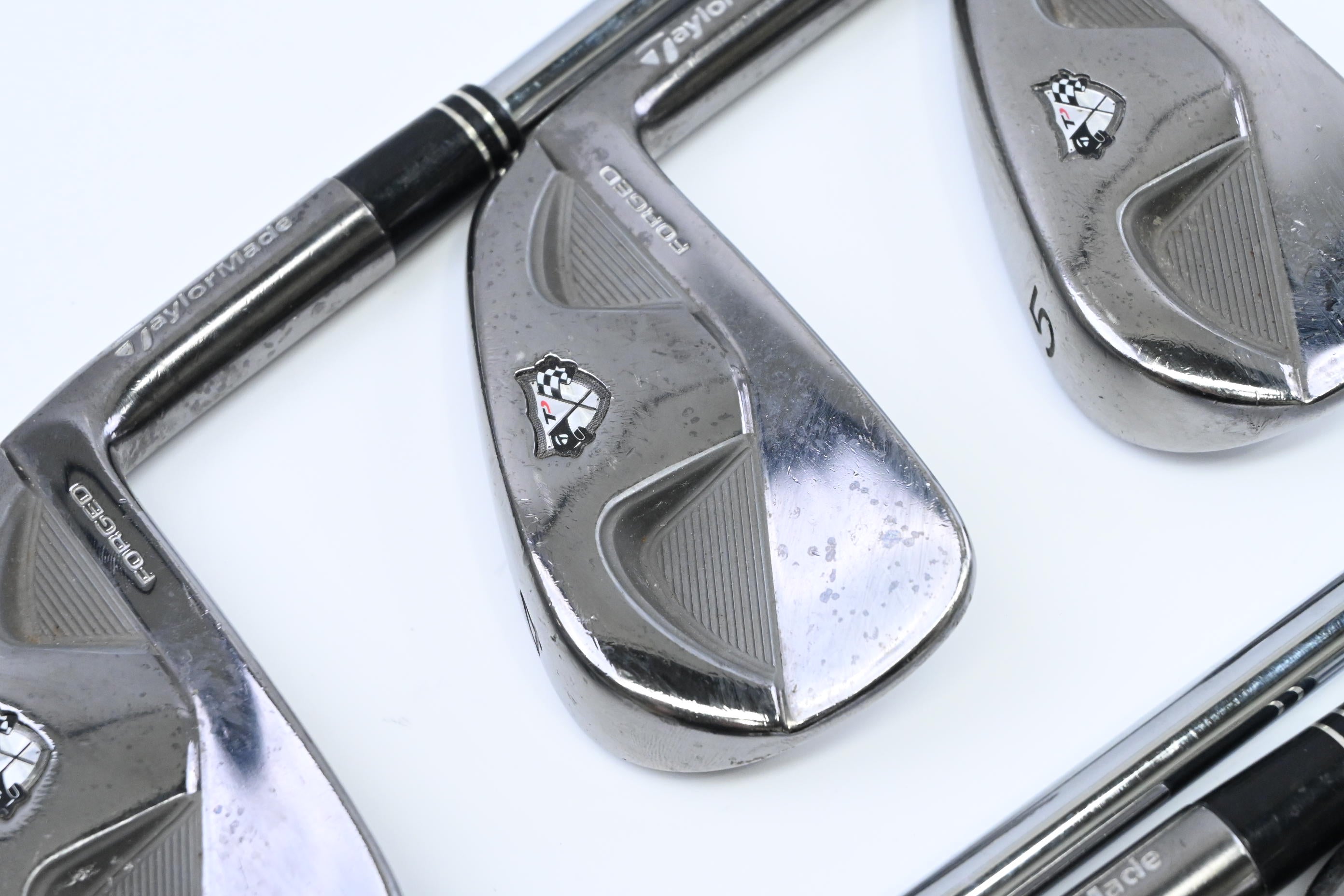 Taylormade RAC TP MB Irons / 3-9 / Stiff Flex Flighted Rifle Shafts