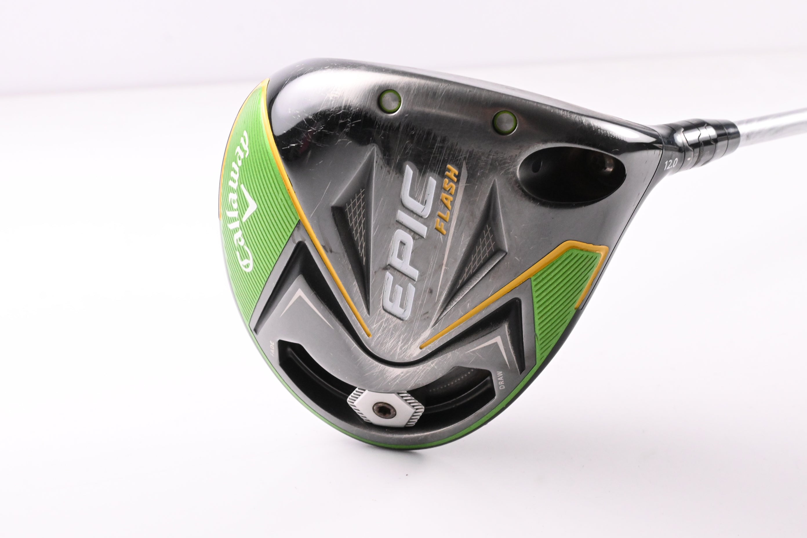 Callaway Epic Flash Driver / 12 Degree / Regular Flex Evenflow Green 55 Shaft