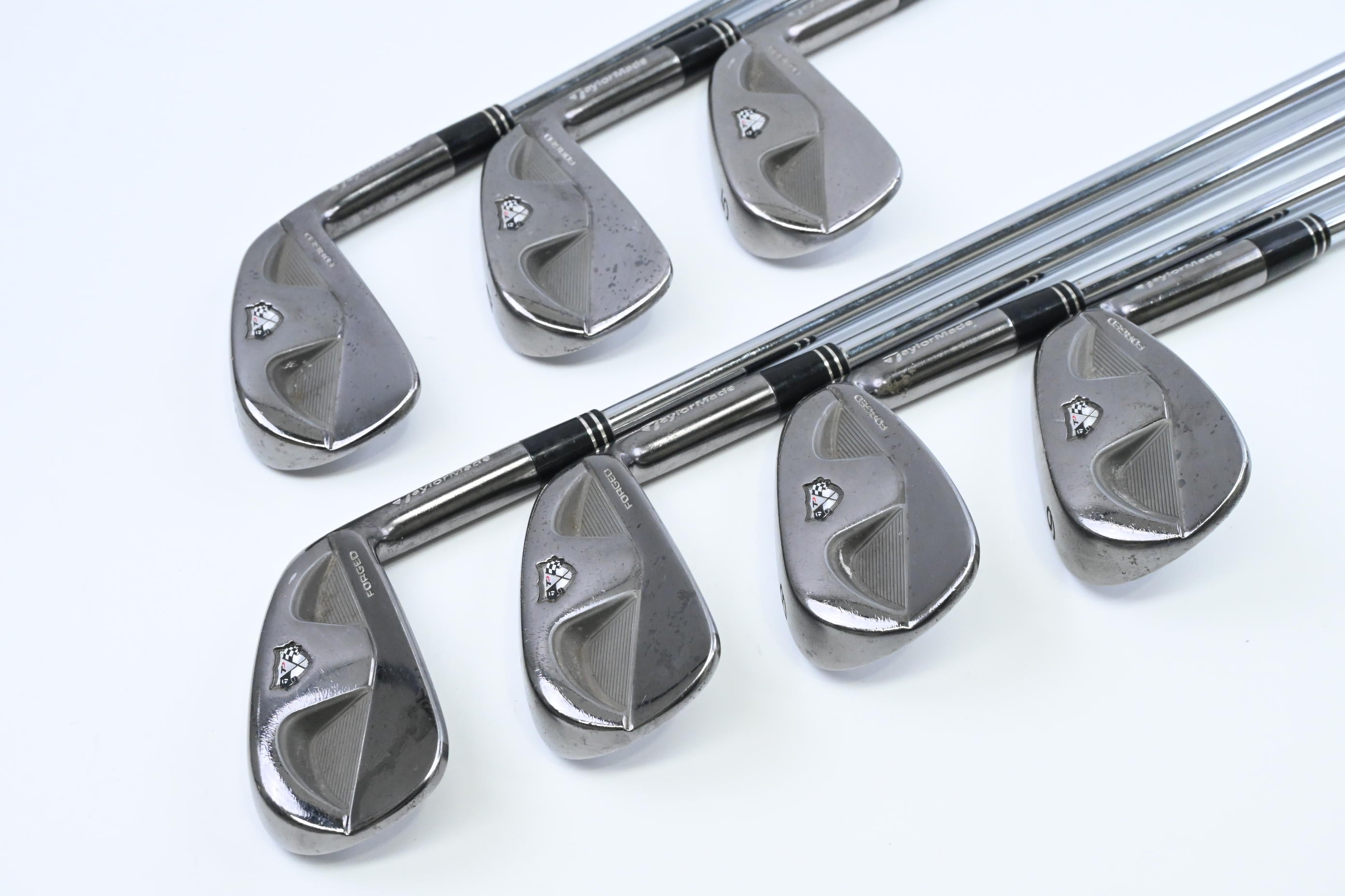 Taylormade RAC TP MB Irons / 3-9 / Stiff Flex Flighted Rifle Shafts