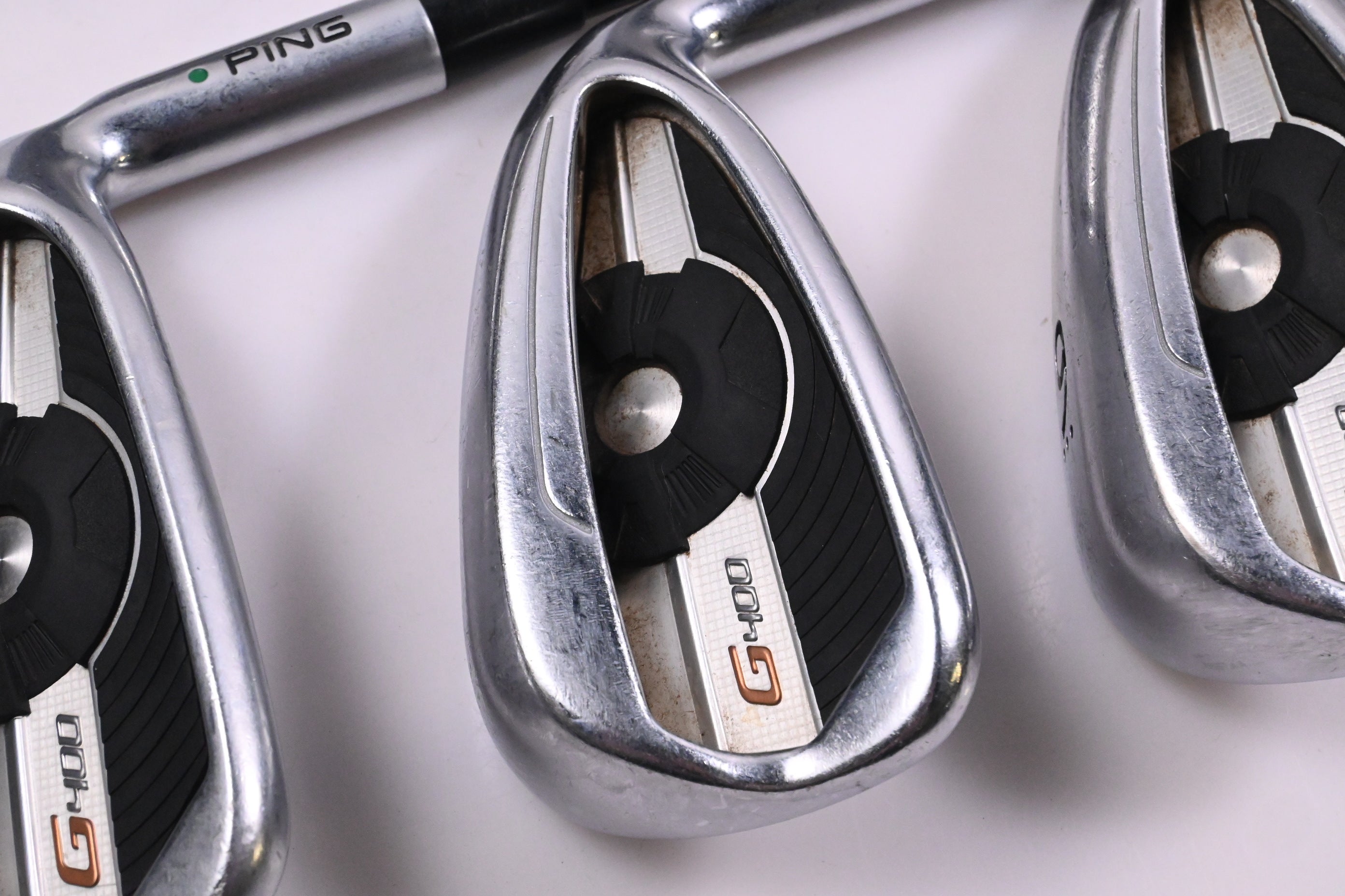 Ping G400 Irons / 5-9i / Green Dot / Regular Flex Ping Alta CB AWT Shafts