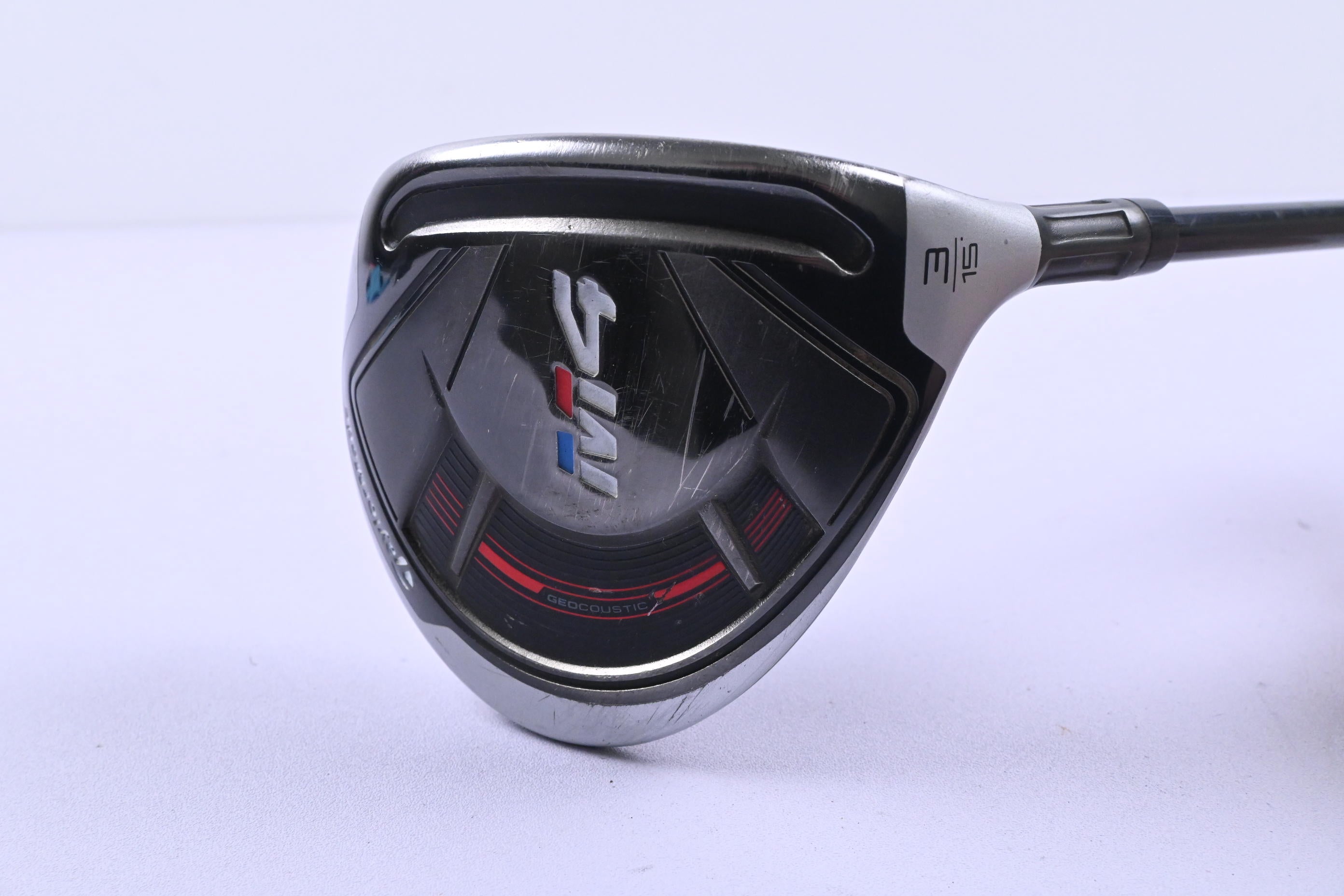 Taylormade M4 #3 Wood / 15 Degree / Stiff Flex Fujikura Atmos Red 6 Shaft