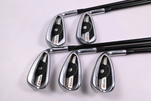 Ping G400 Irons / 5-9i / Green Dot / Regular Flex Ping Alta CB AWT Shafts