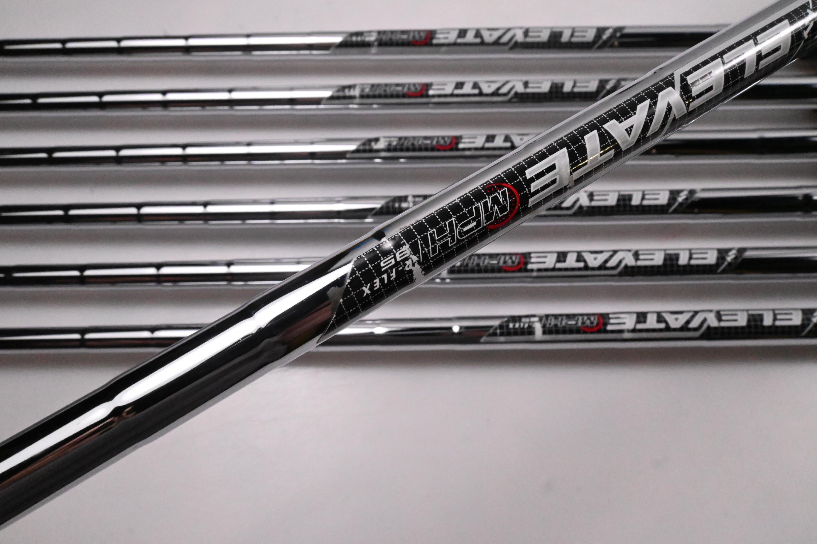 Left Hand Ping G430 Irons / 5-PW+50° / Blue Dot / Regular Flex Elevate MPH 95