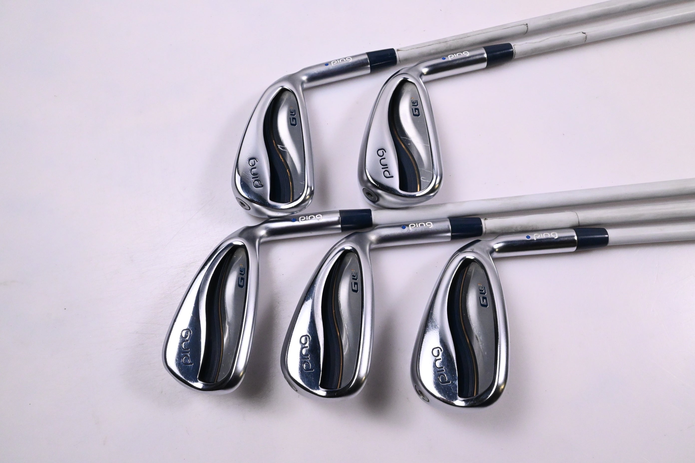 Ping G Le3 Irons / 6-PW / Blue Dot / Ladies Flex Ping ULT250 Shafts