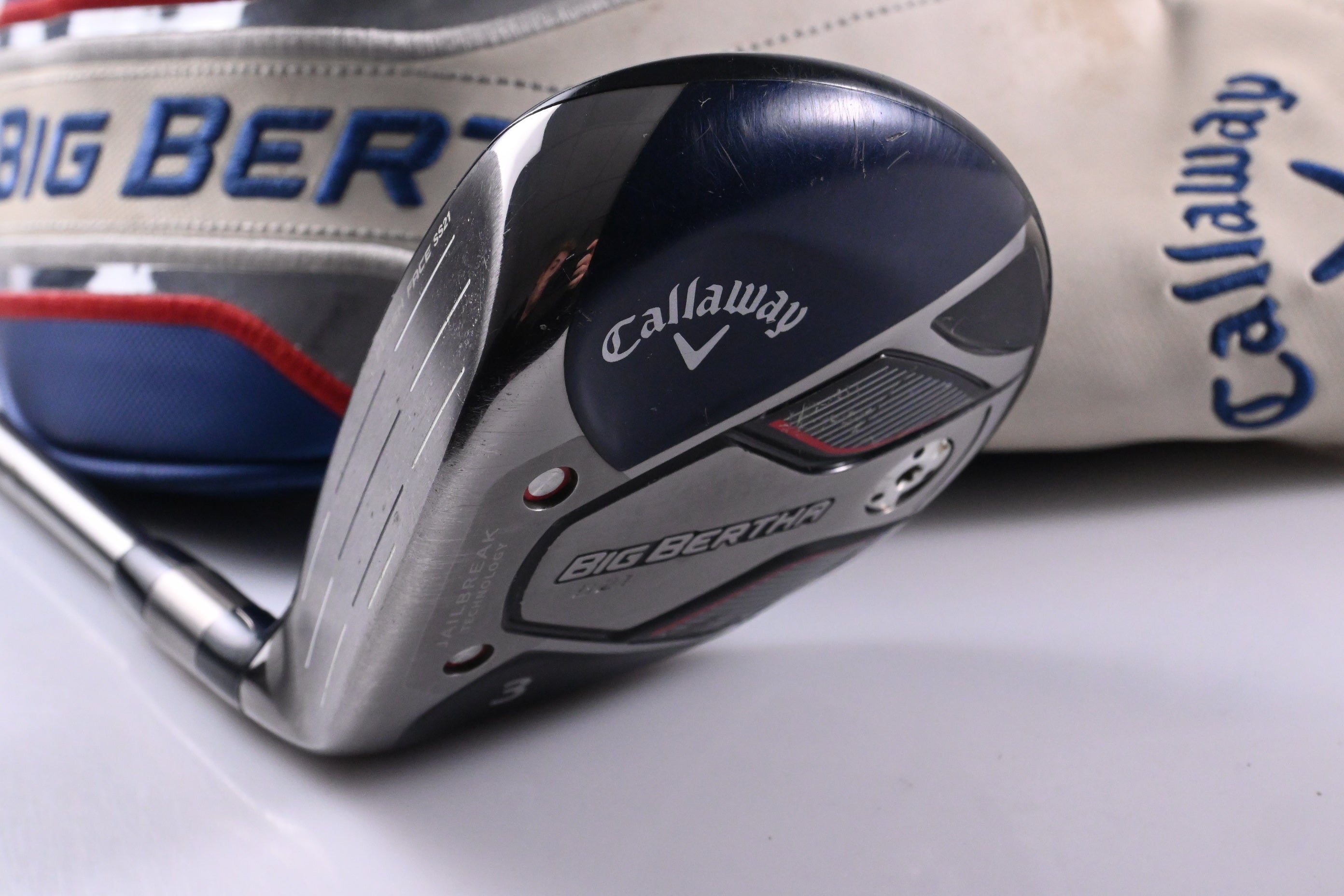 Left Hand Callaway Big Bertha B21 #3 Wood / 15 Degree / Regular Flex RCH 65