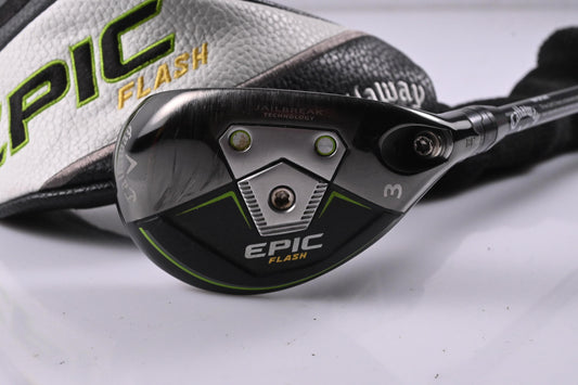 Callaway Epic Flash #3 Hybrid / 18 Degree / Regular Flex Catalyst 65 Shaft