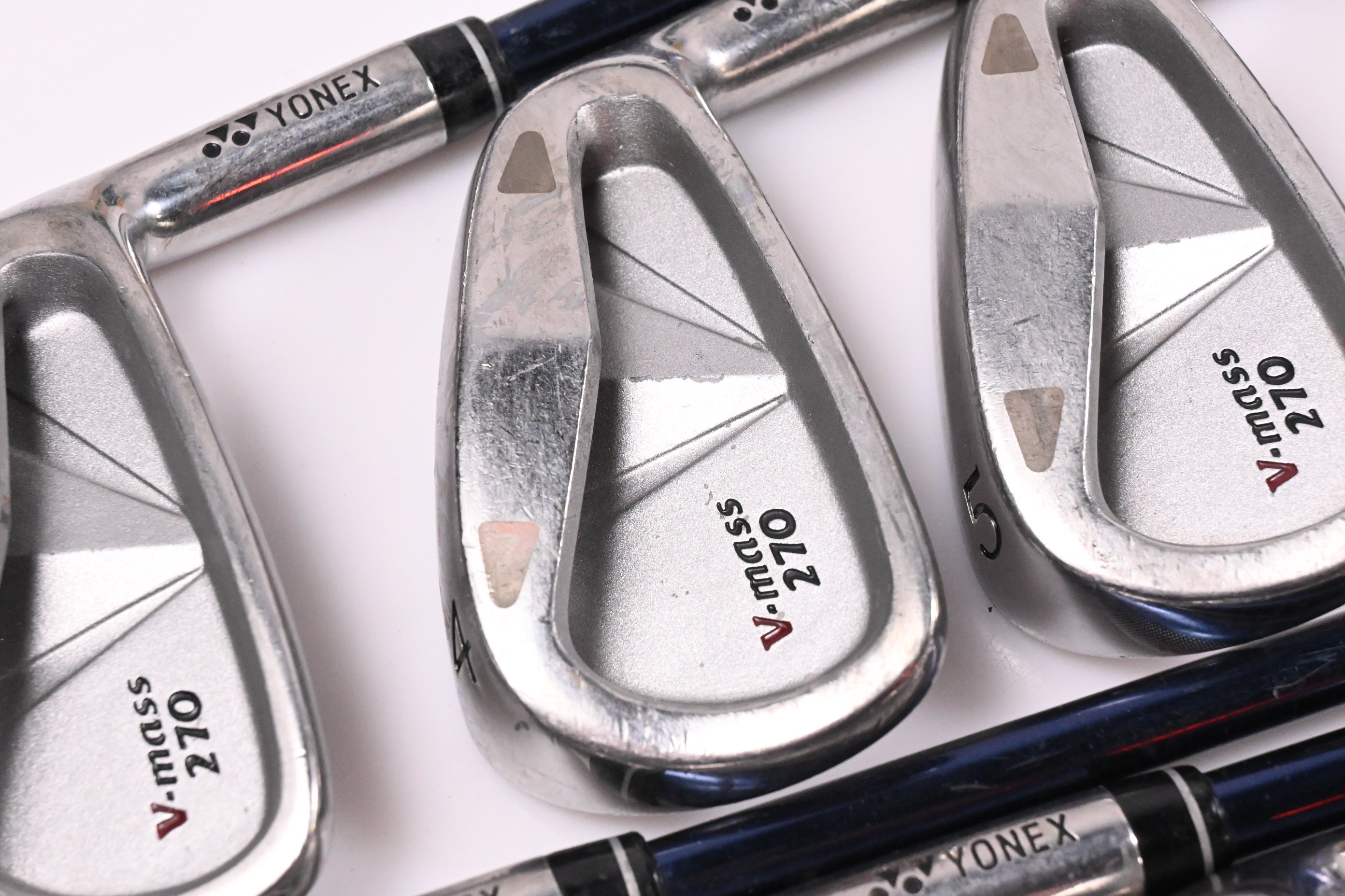 Yonex V-Mass 270 Irons / 3-PW+SW / Regular Flex Yonex Ultimum Ti 50 Shafts