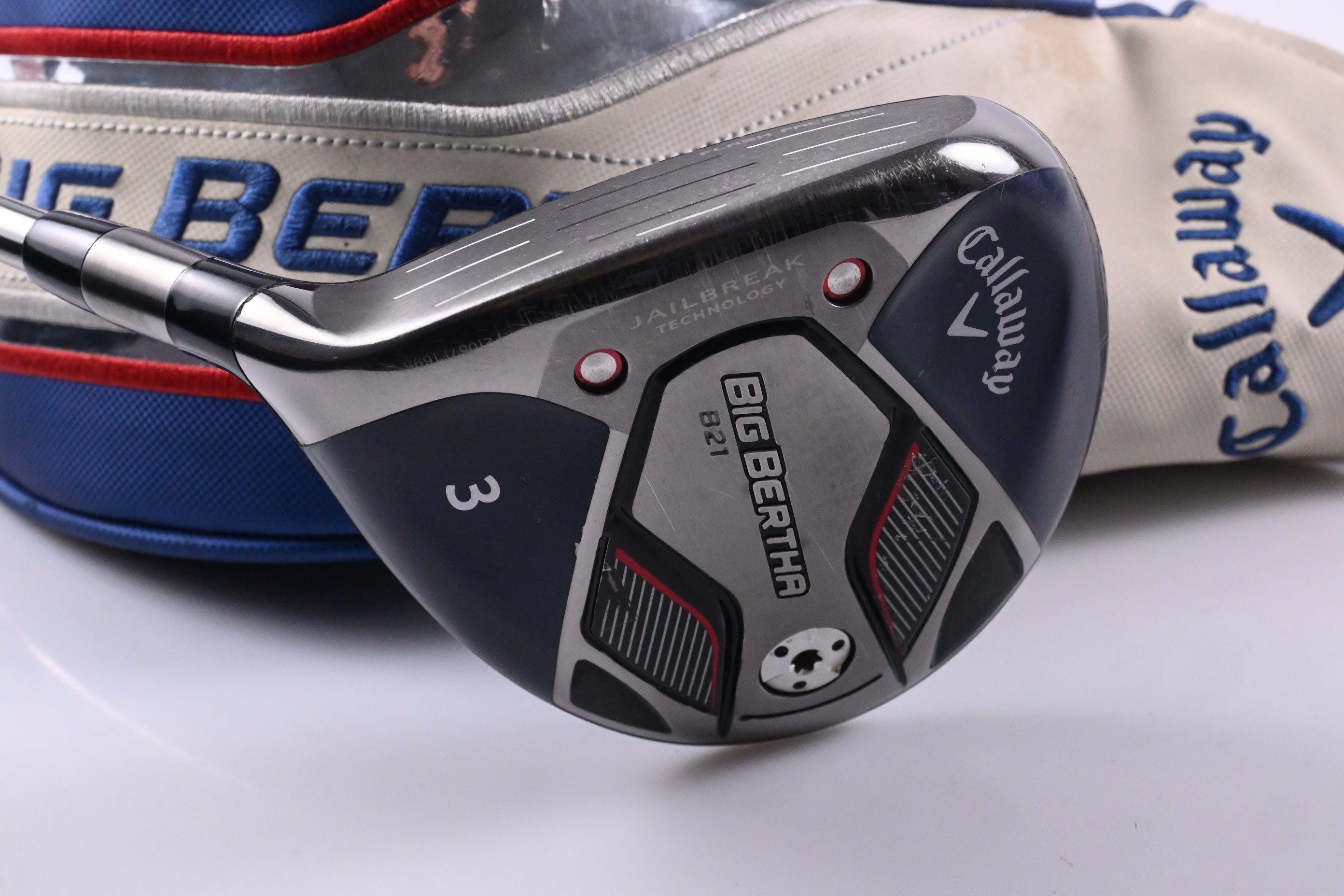 Left Hand Callaway Big Bertha B21 #3 Wood / 15 Degree / Regular Flex RCH 65