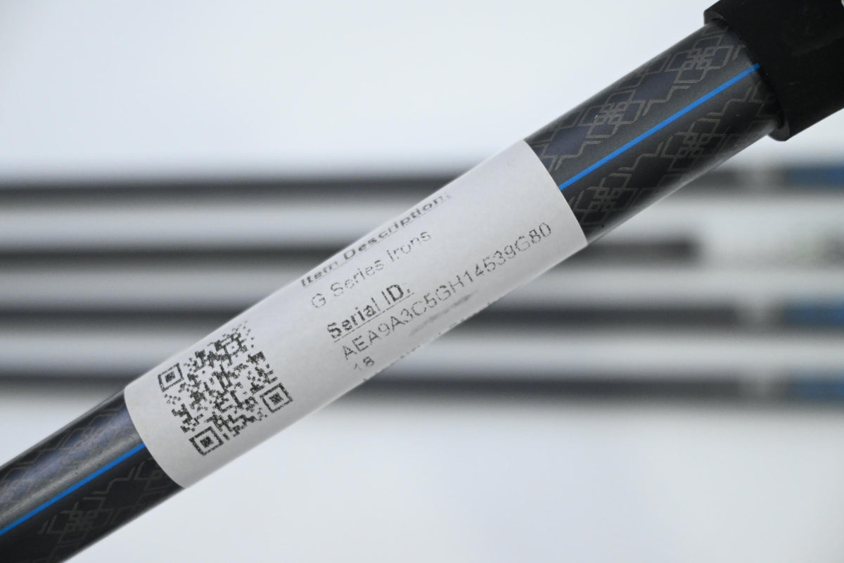 Ping G Series Irons / 5-9 / Black Dot / Regular Flex Ping CFS 70 Shafts