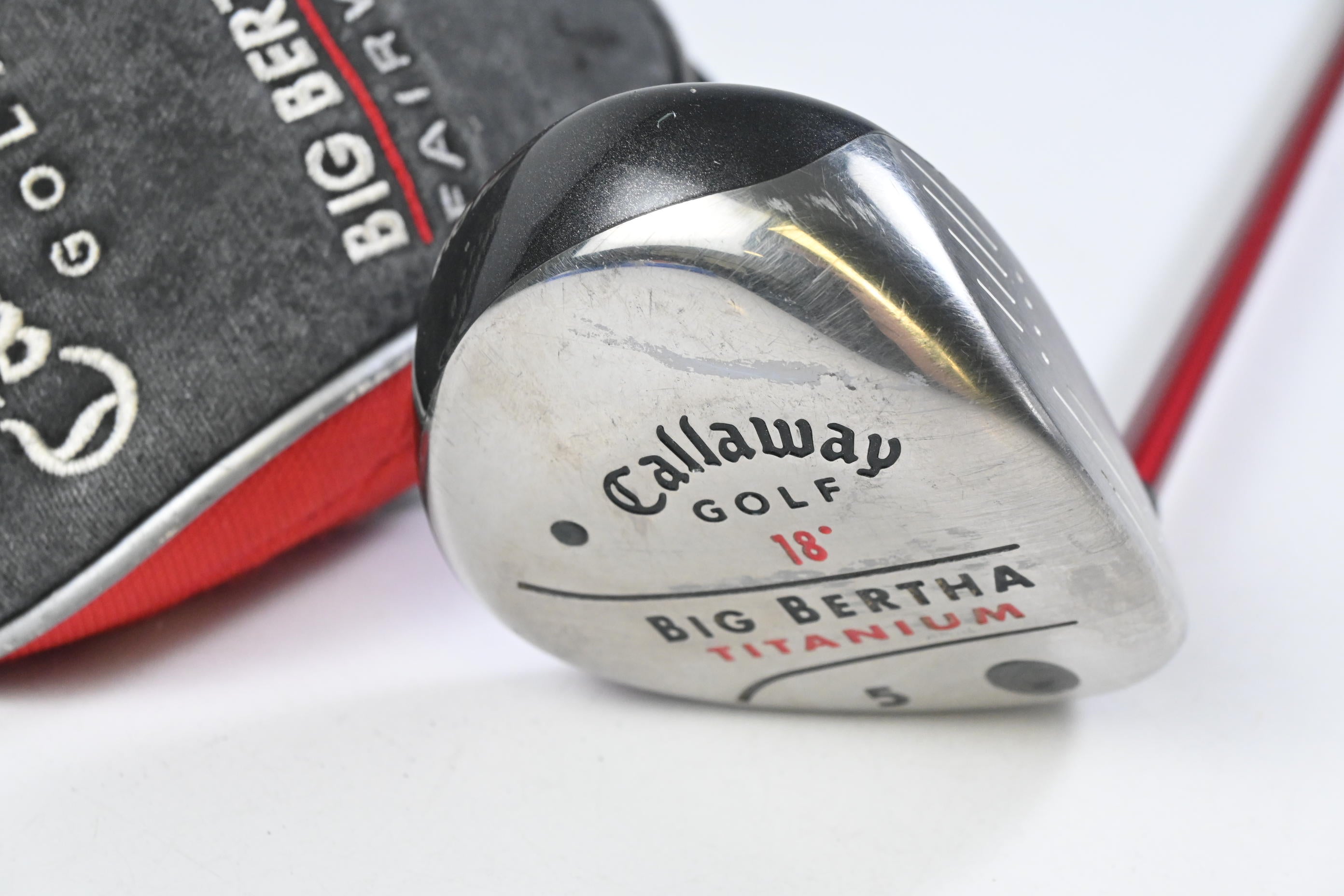 Callaway Big Bertha Titanium #5 Wood / 18 Degree / Regular Flex RCH 75 Shaft