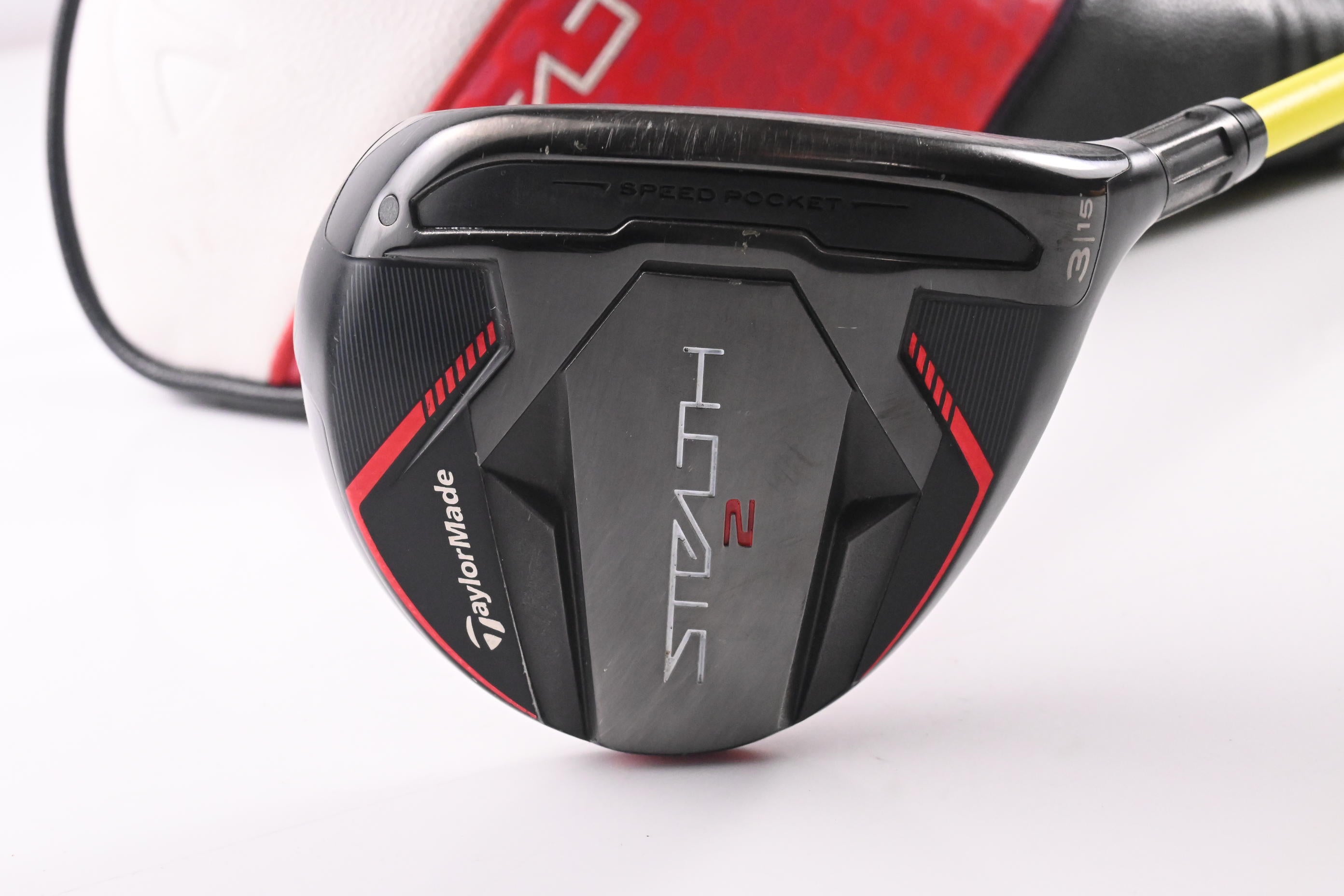 Taylormade Stealth 2 #3 Wood / 15 Degree / Stiff Flex UST Proforce V2 Yellow 7