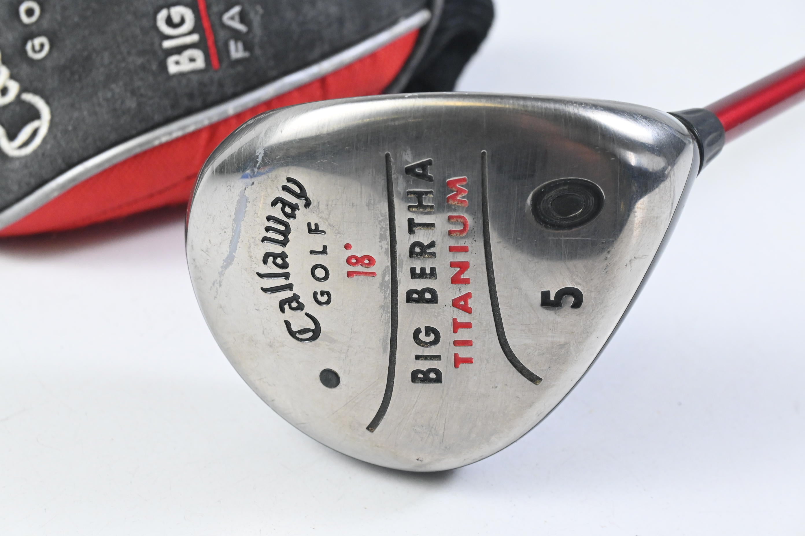 Callaway Big Bertha Titanium #5 Wood / 18 Degree / Regular Flex RCH 75 Shaft
