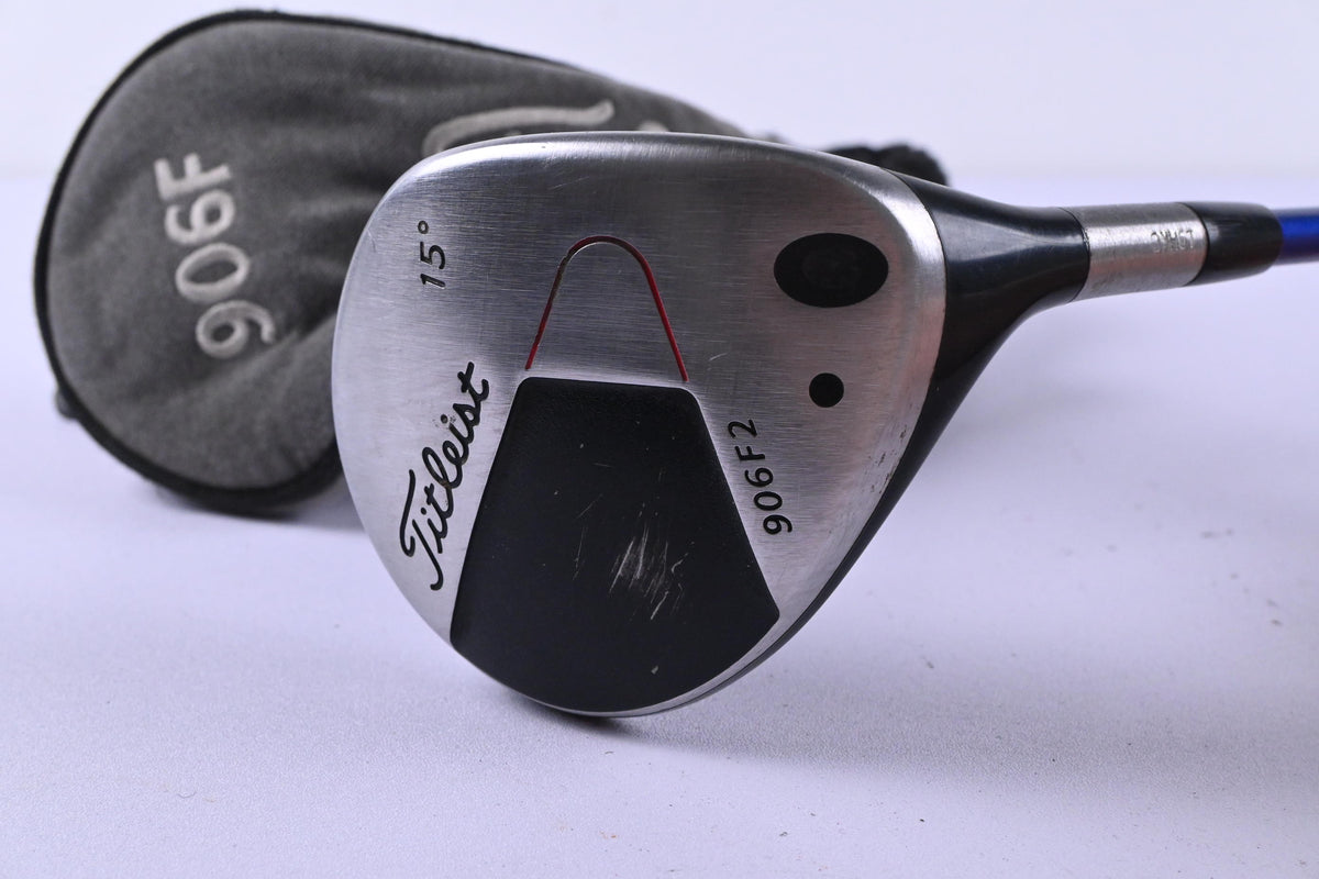 Titleist 906 F2 #3 Wood / 15 Degree / Stiff Flex Graphite Design YS-6 Shaft