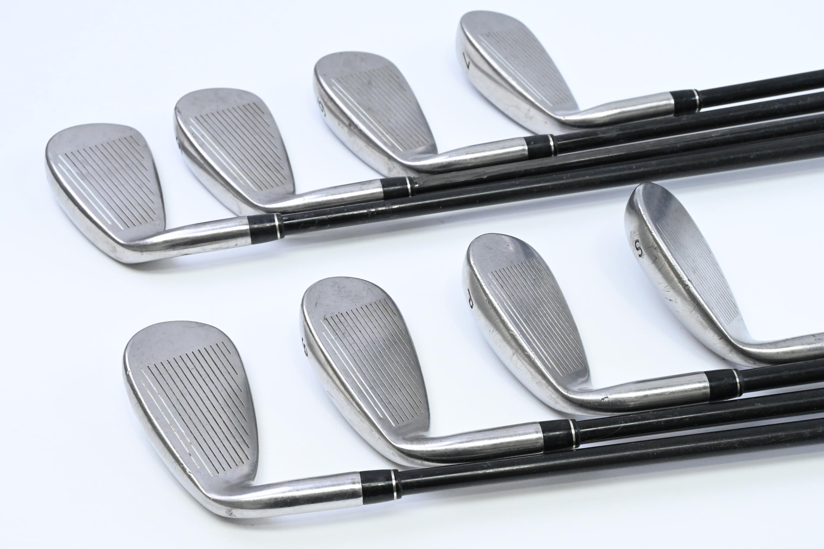 Taylormade R7 Draw Irons / 4-PW+SW / Regular Flex Taylormade Reax 55 Shafts