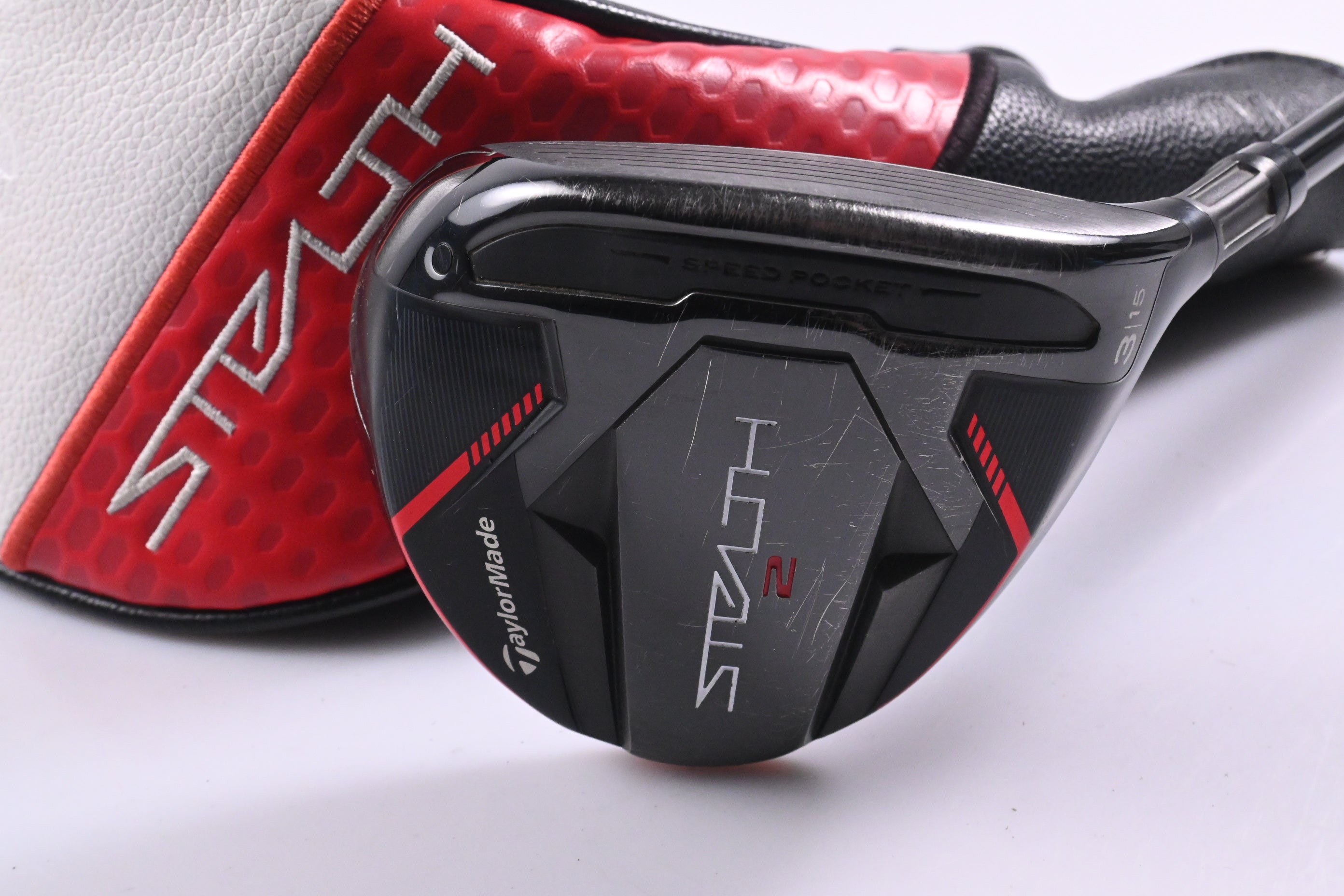 Taylormade Stealth 2 #3 Wood / 15 Degree / Stiff Flex HZRDUS GEN4 Black 70 Shaft