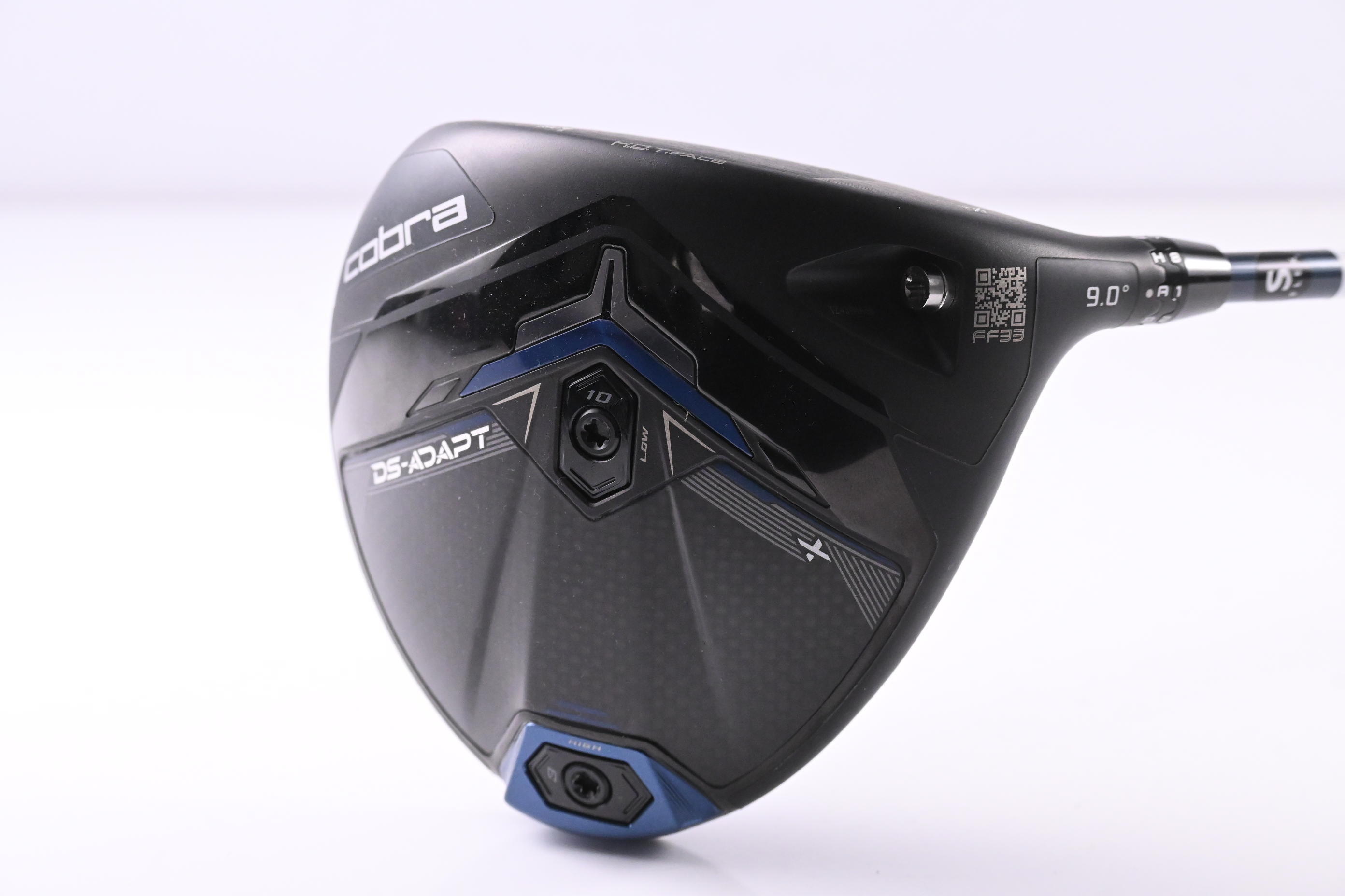 Cobra DS-Adapt X Driver / 9 Degree / Stiff Flex Denali Blue 60 Shaft