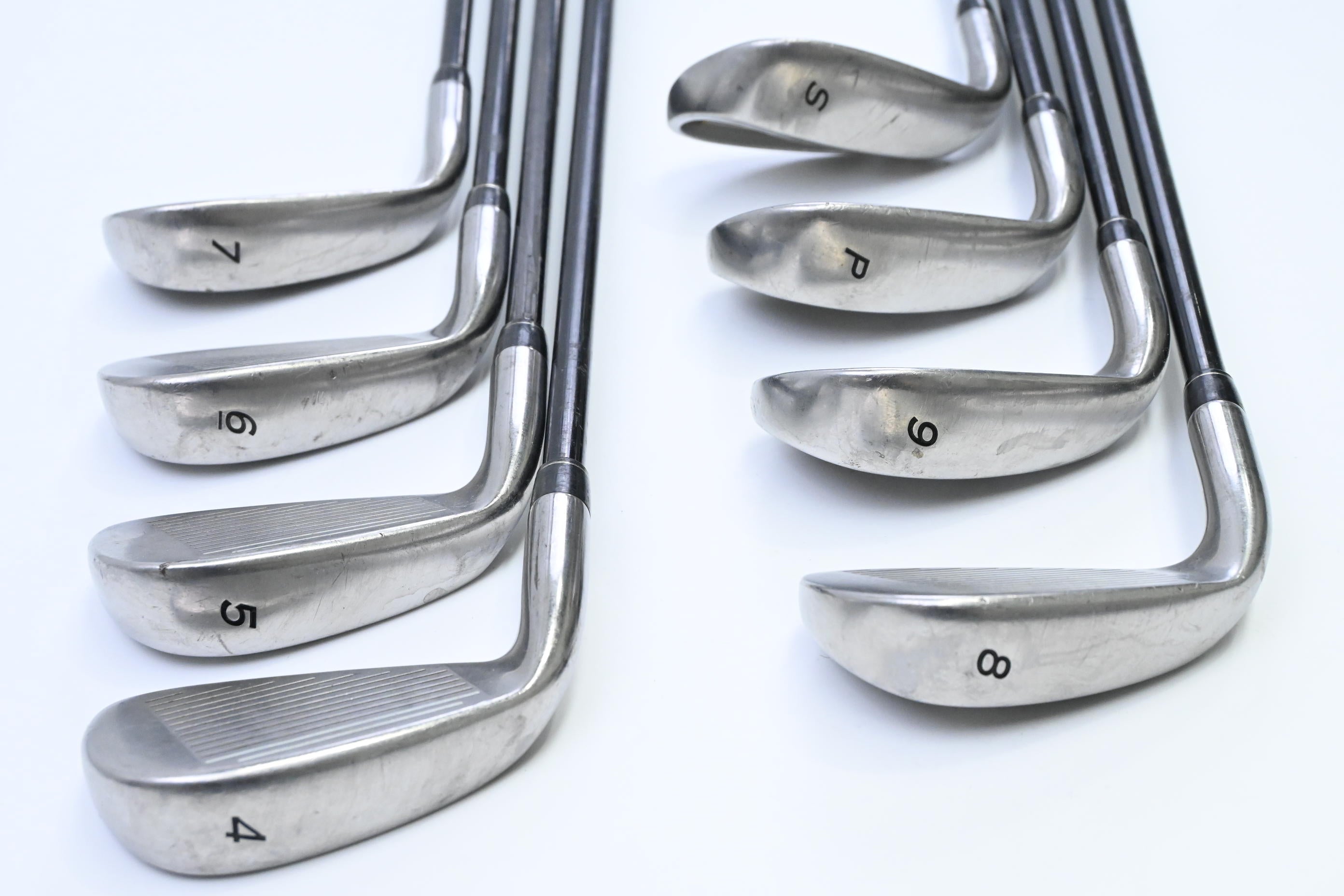 Taylormade R7 Draw Irons / 4-PW+SW / Regular Flex Taylormade Reax 55 Shafts