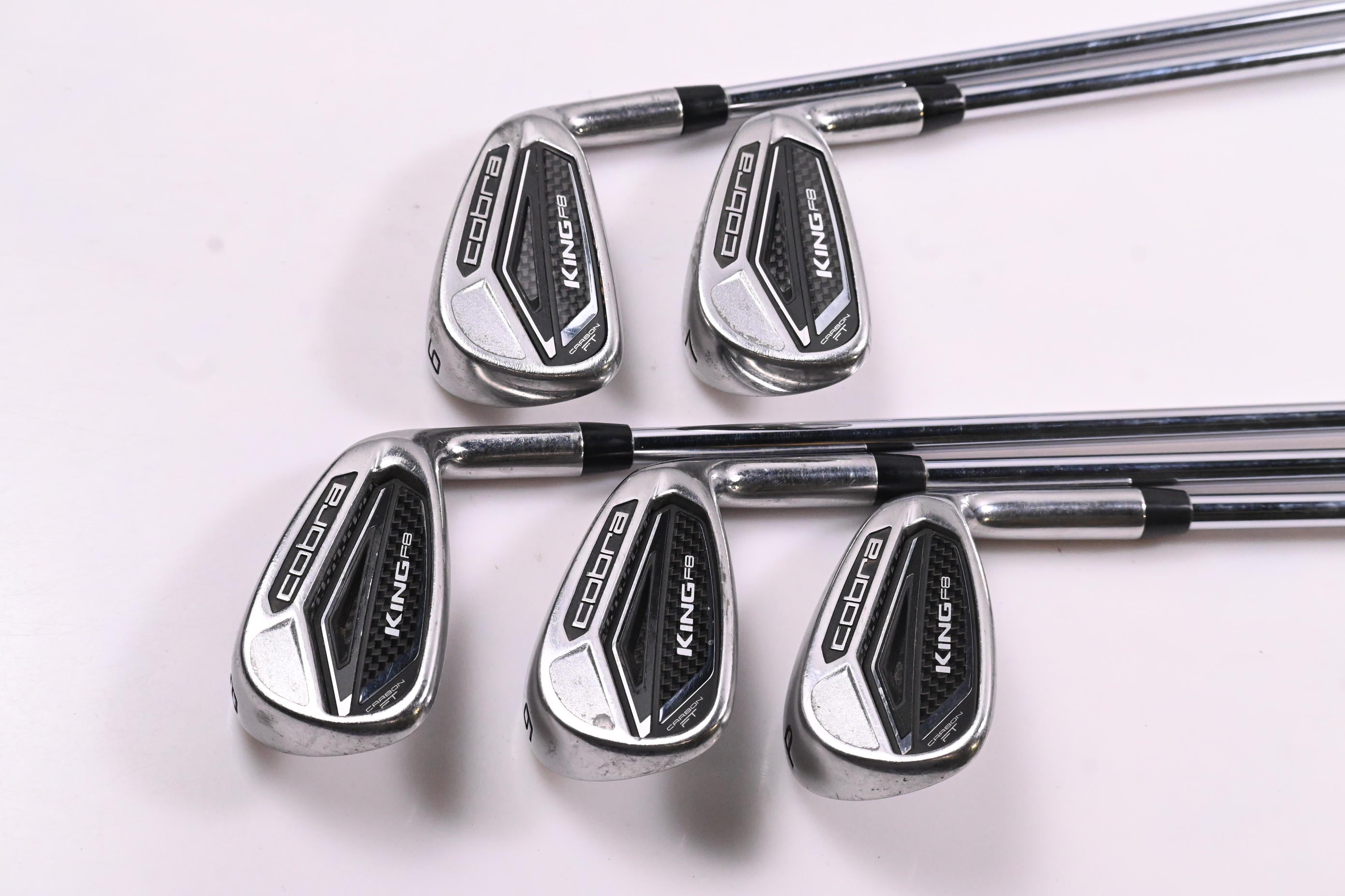 Cobra King F8 Irons / 6-PW / Regular Flex XP 90 Shafts