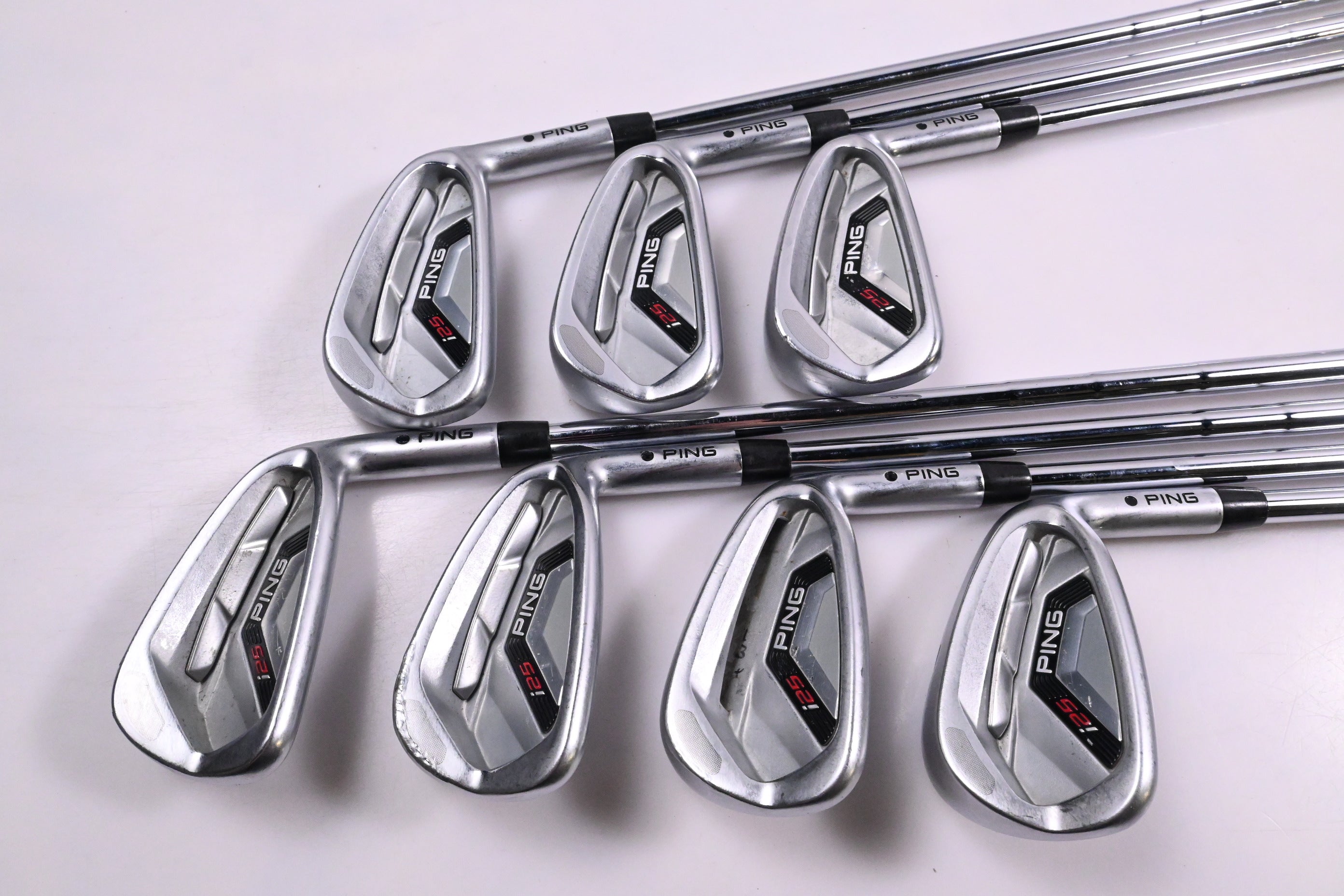 Ping i25 Irons / 4-PW / Black Dot / Stiff Flex Ping CFS Shafts