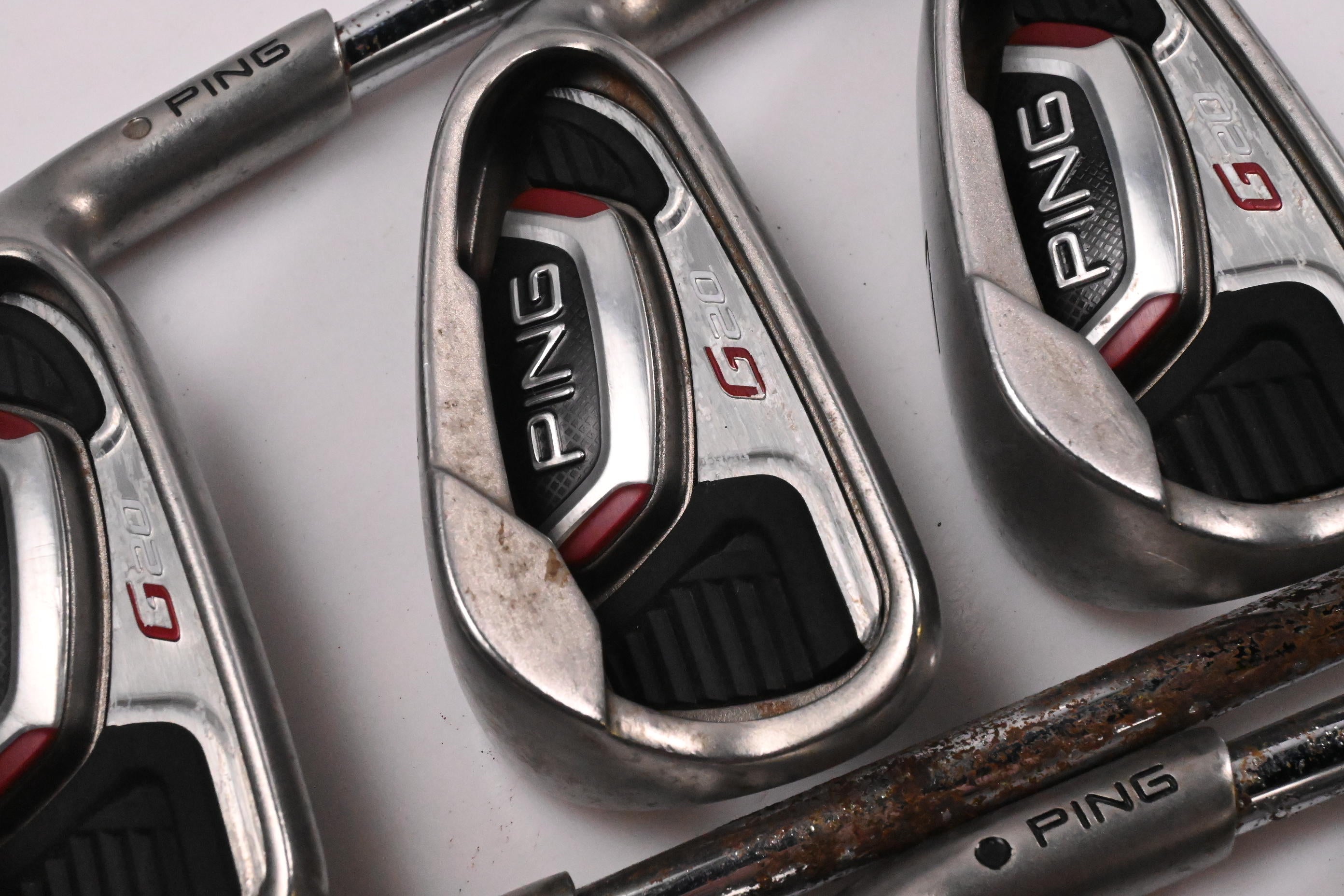Ping G20 Irons / 5-PW+SW / Black Dot / Regular Flex Ping CFS Steel Shafts