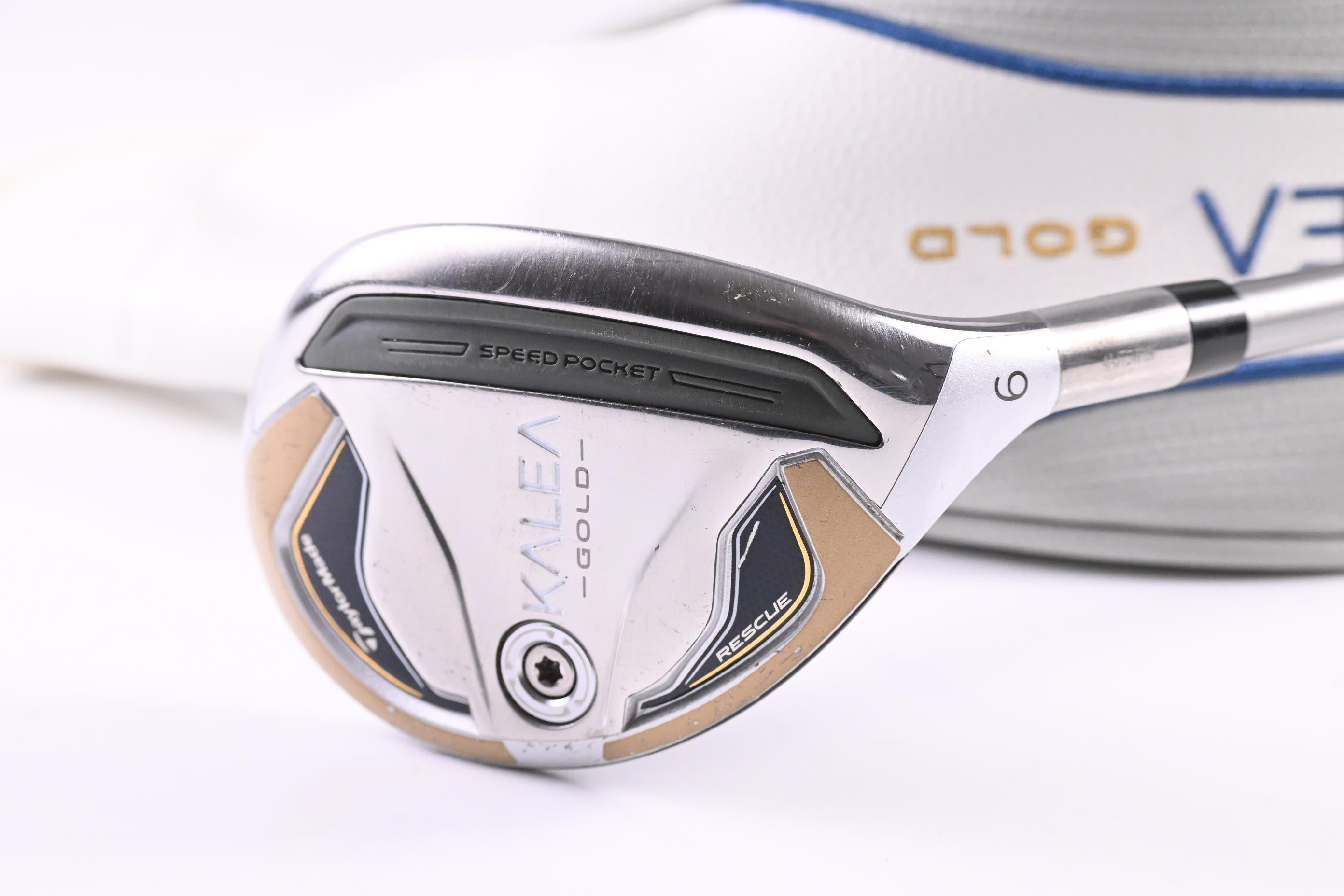 Ladies Taylormade Kalea Gold #6 Hybrid / 31 Degrees / Ladies Flex Kalea 40 Shaft