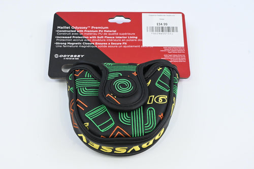 Odyssey Cactus 16 Headcover / Mallet / Black, Green, Yellow