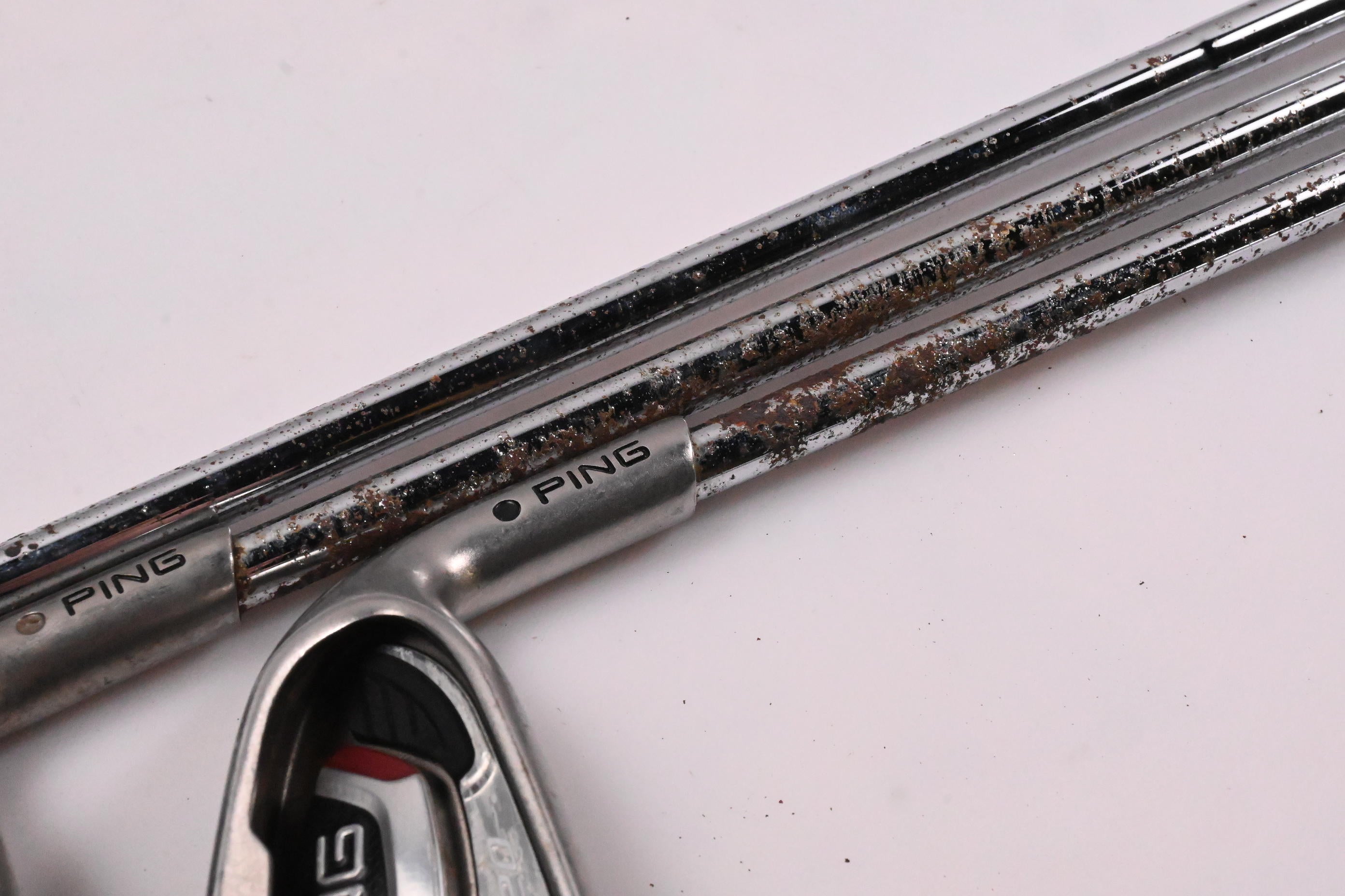 Ping G20 Irons / 5-PW+SW / Black Dot / Regular Flex Ping CFS Steel Shafts