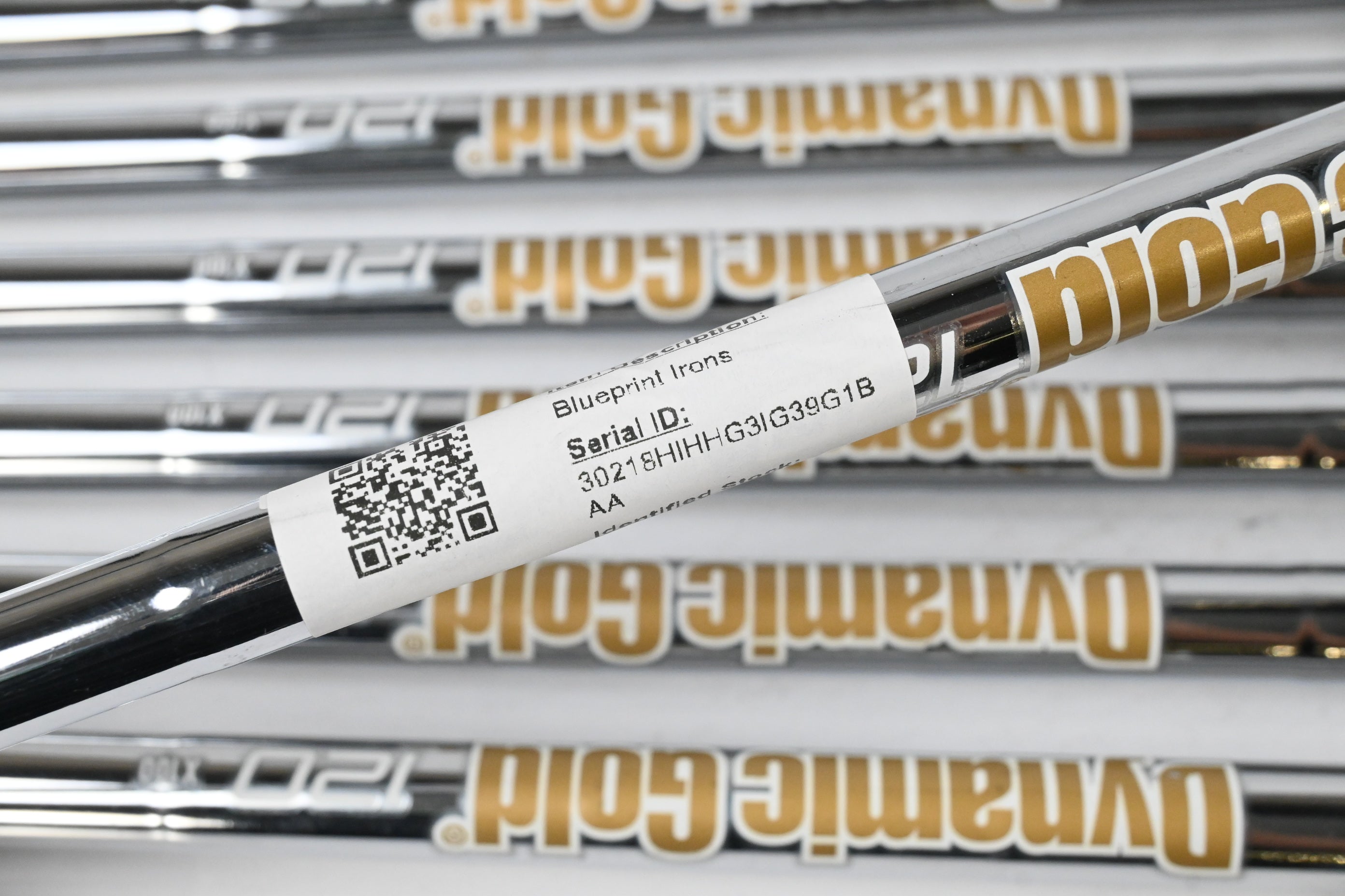 Left Hand Ping Blueprint Irons / 4-PW / Green Dot / X-Flex Dynamic Gold 120 X100